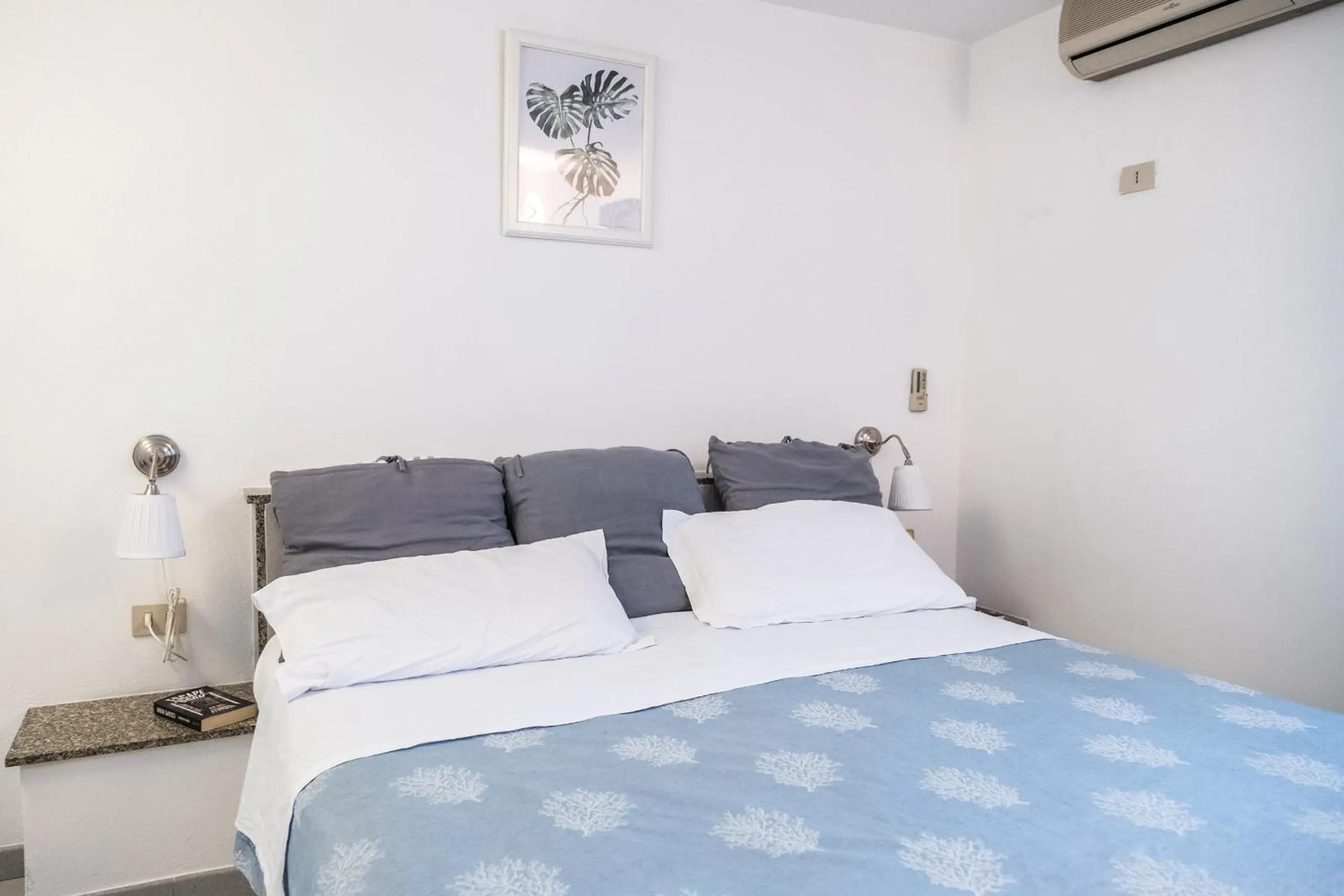 Bed in Hotel Villino Gallodoro