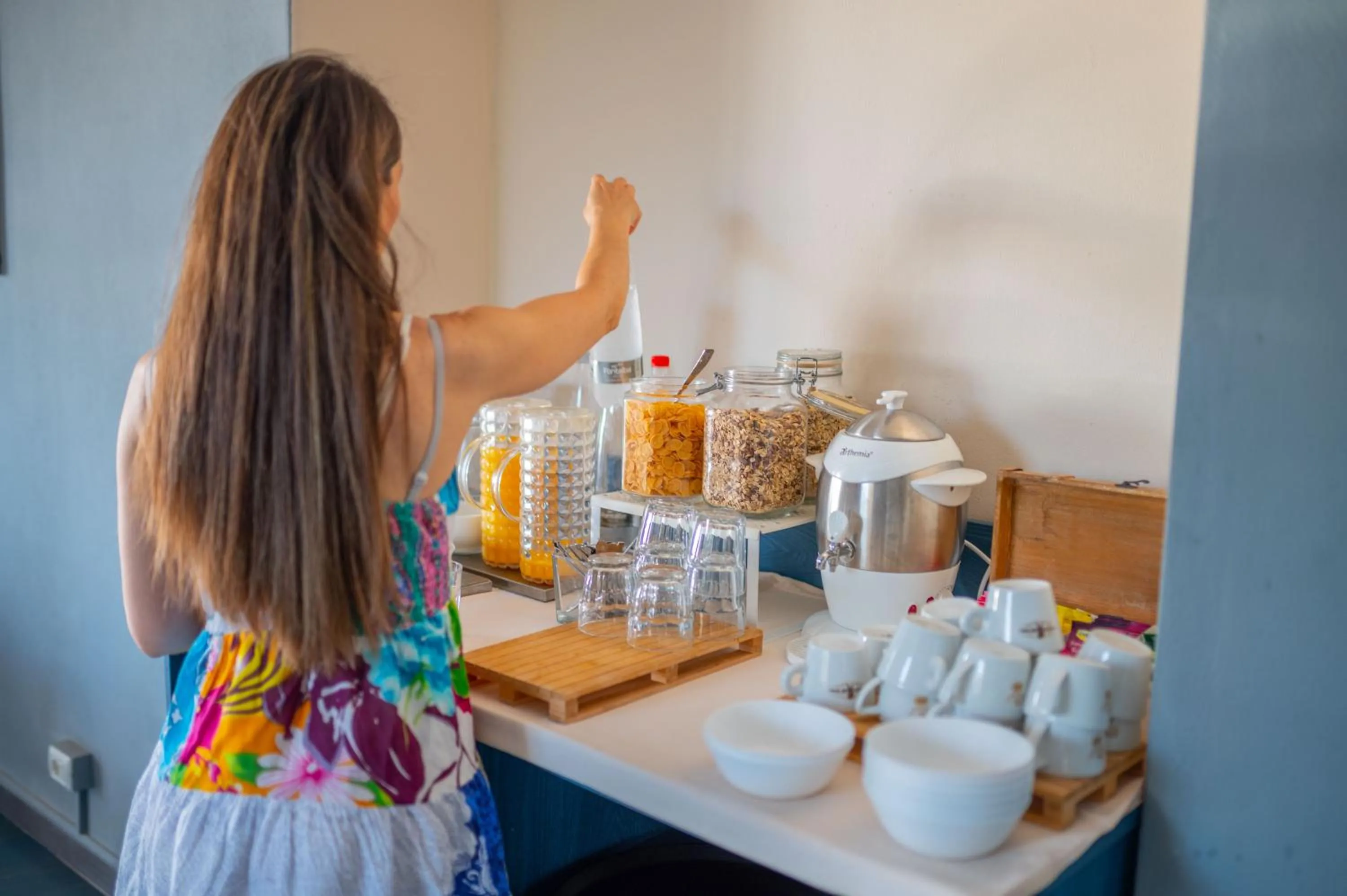 Breakfast in Hotel Villino Gallodoro