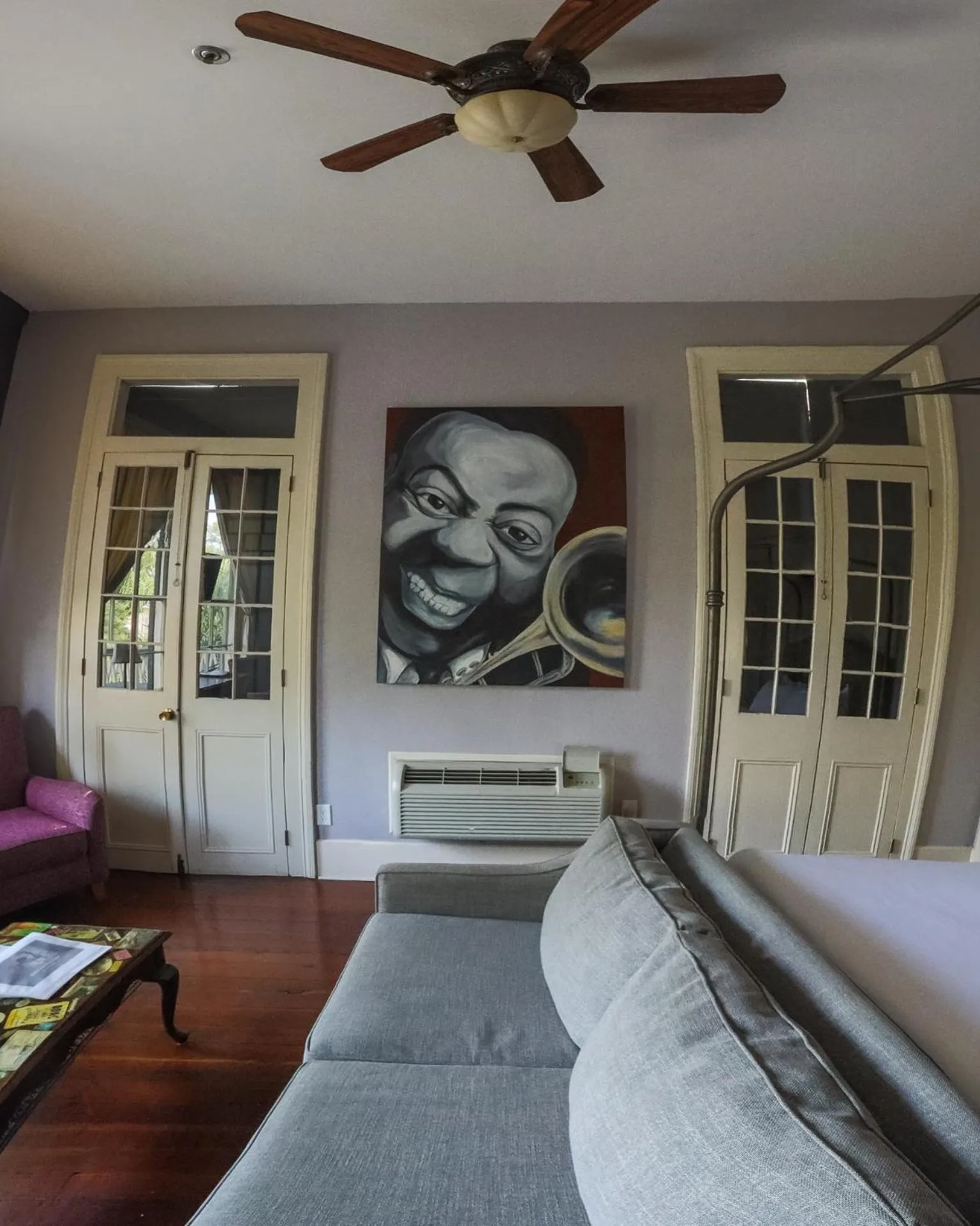 Seating area in Rathbone Mansions New Orleans