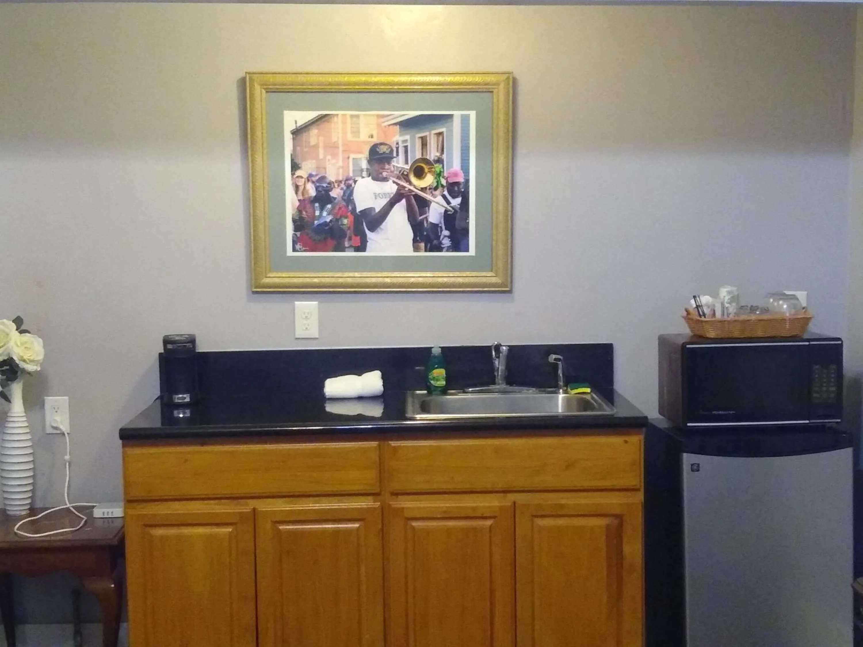 Kitchen or kitchenette in Rathbone Mansions New Orleans