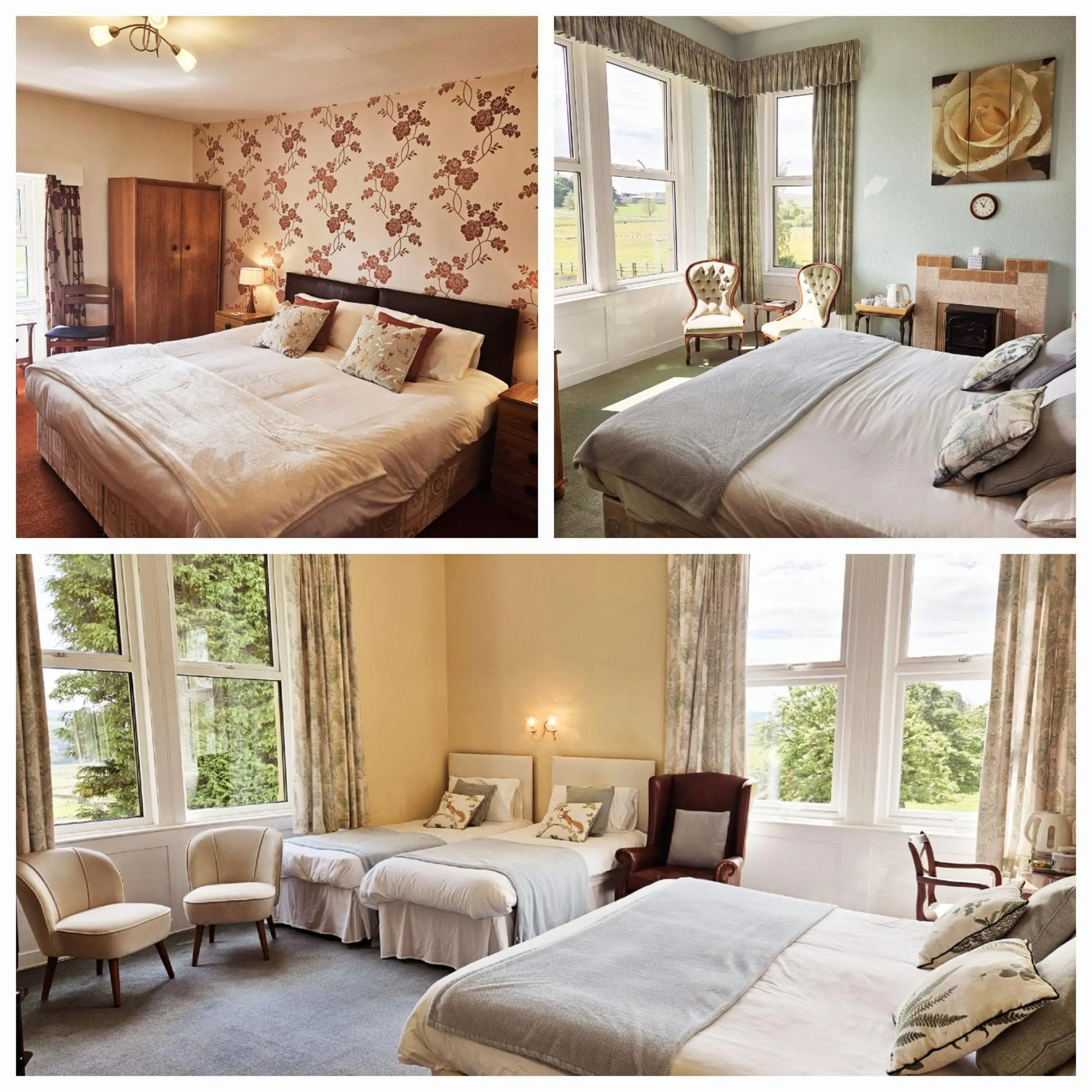 Bed in Dunns Houses Farmhouse B&B