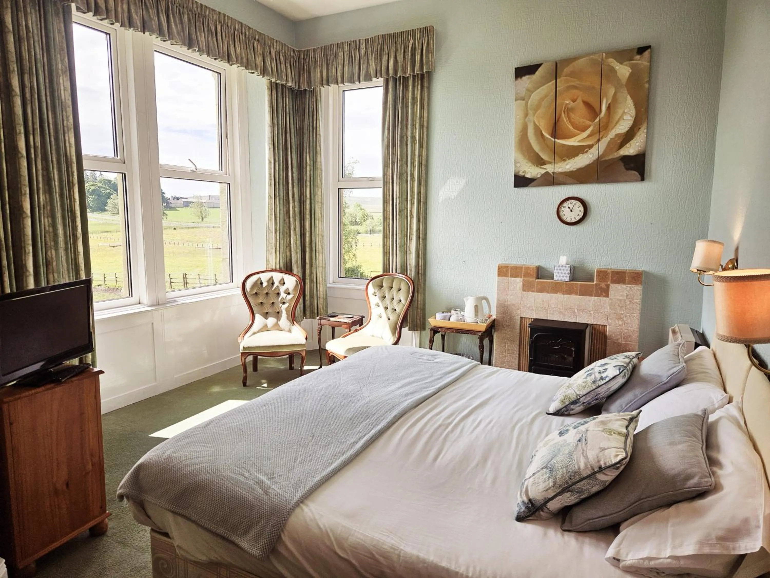 Bed in Dunns Houses Farmhouse B&B