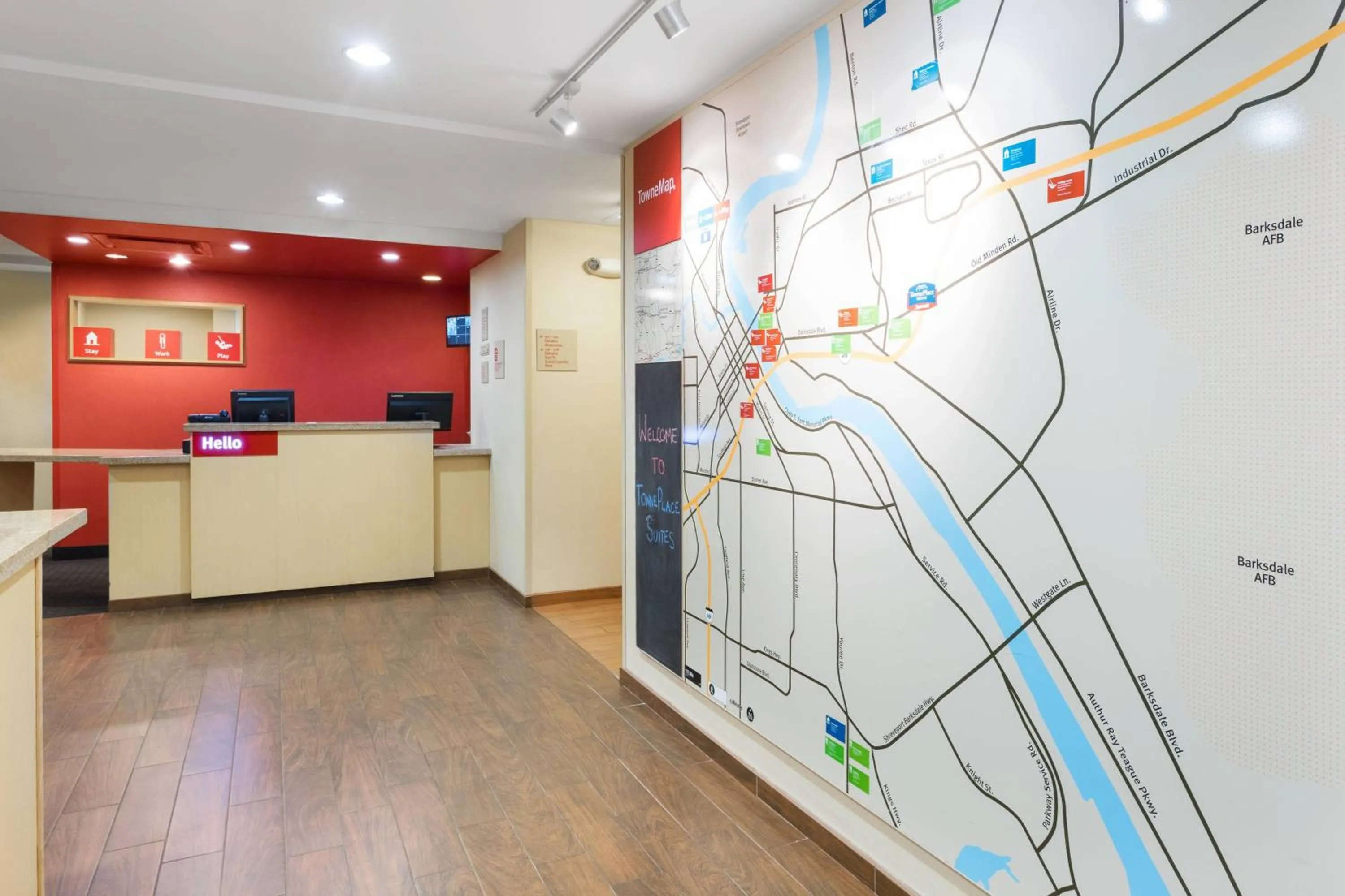 Lobby or reception in TownePlace Suites by Marriott Bossier City