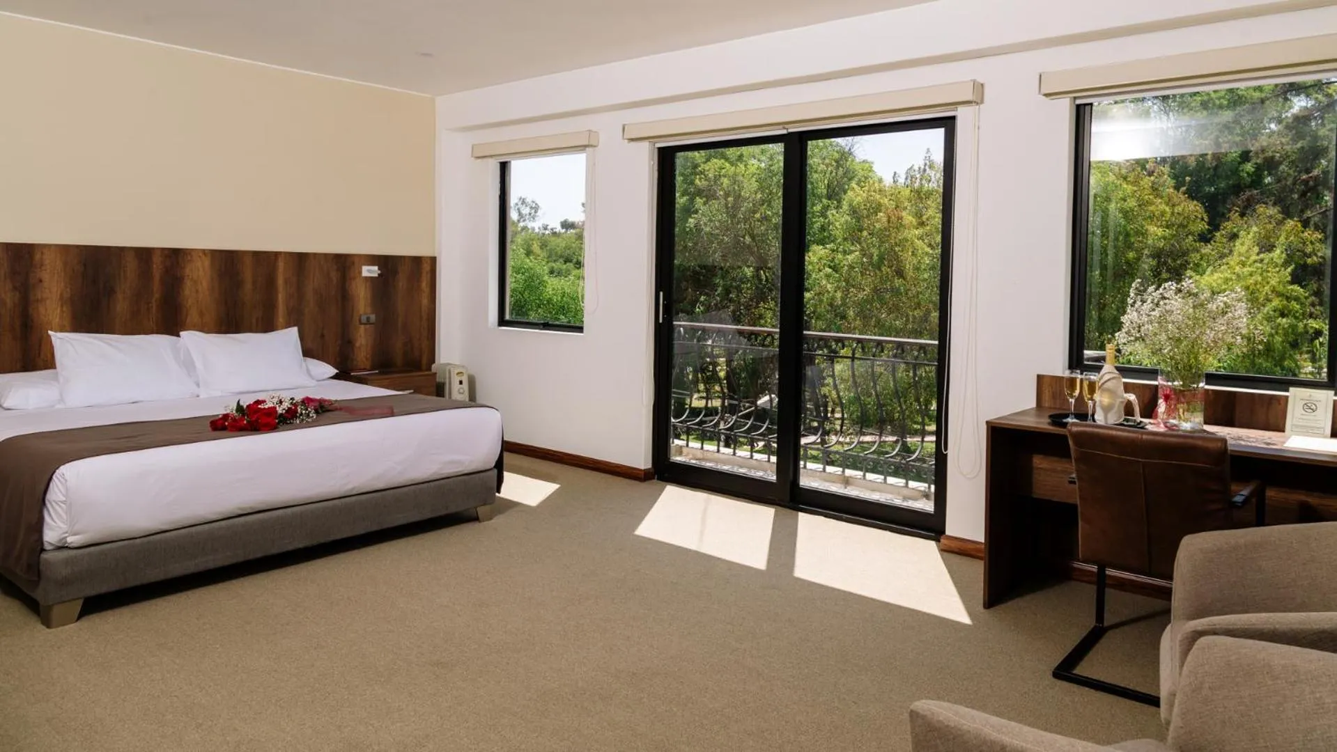 Photo of the whole room, Bed in Hotel Villa del Carmen