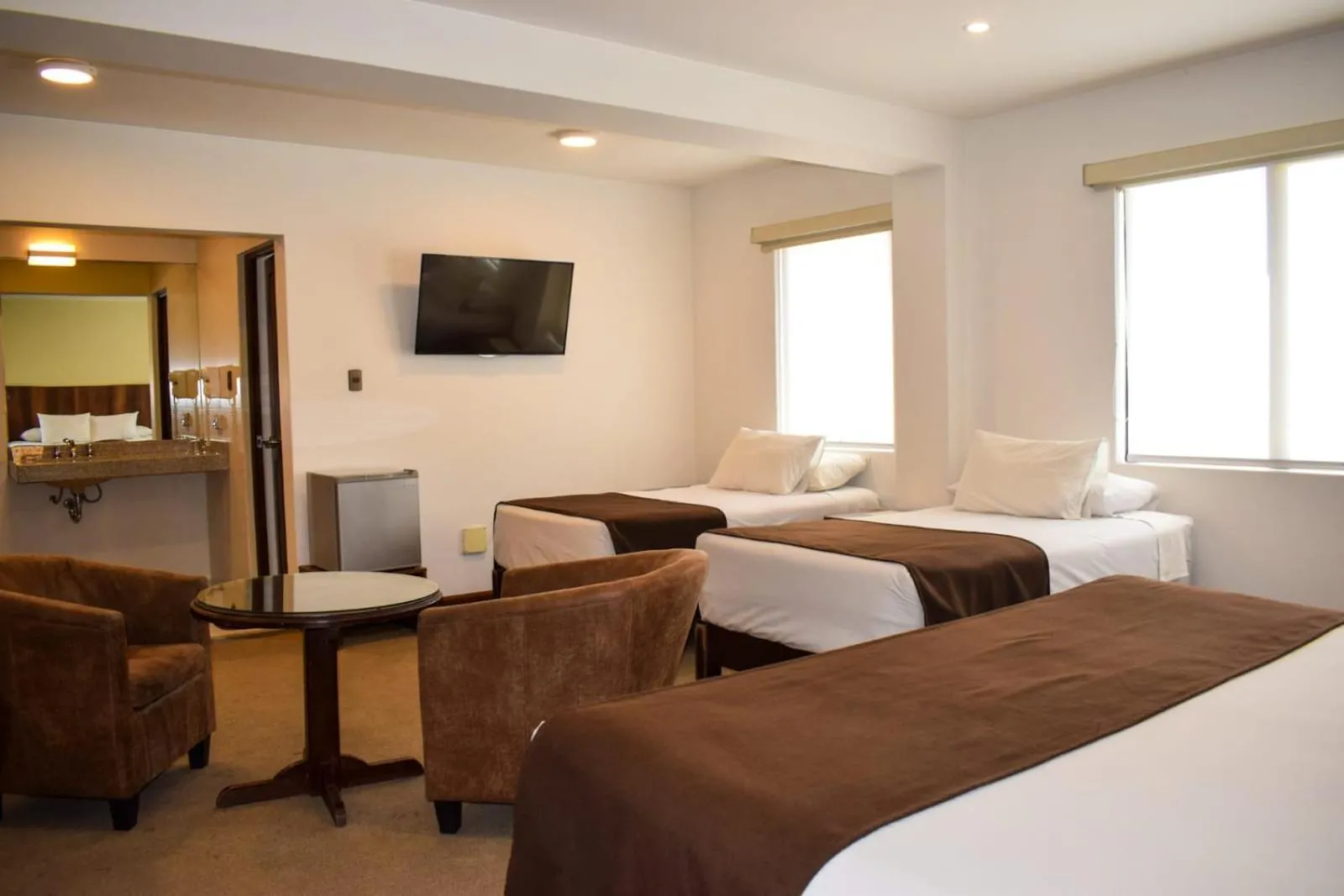 Bed in Hotel Villa del Carmen