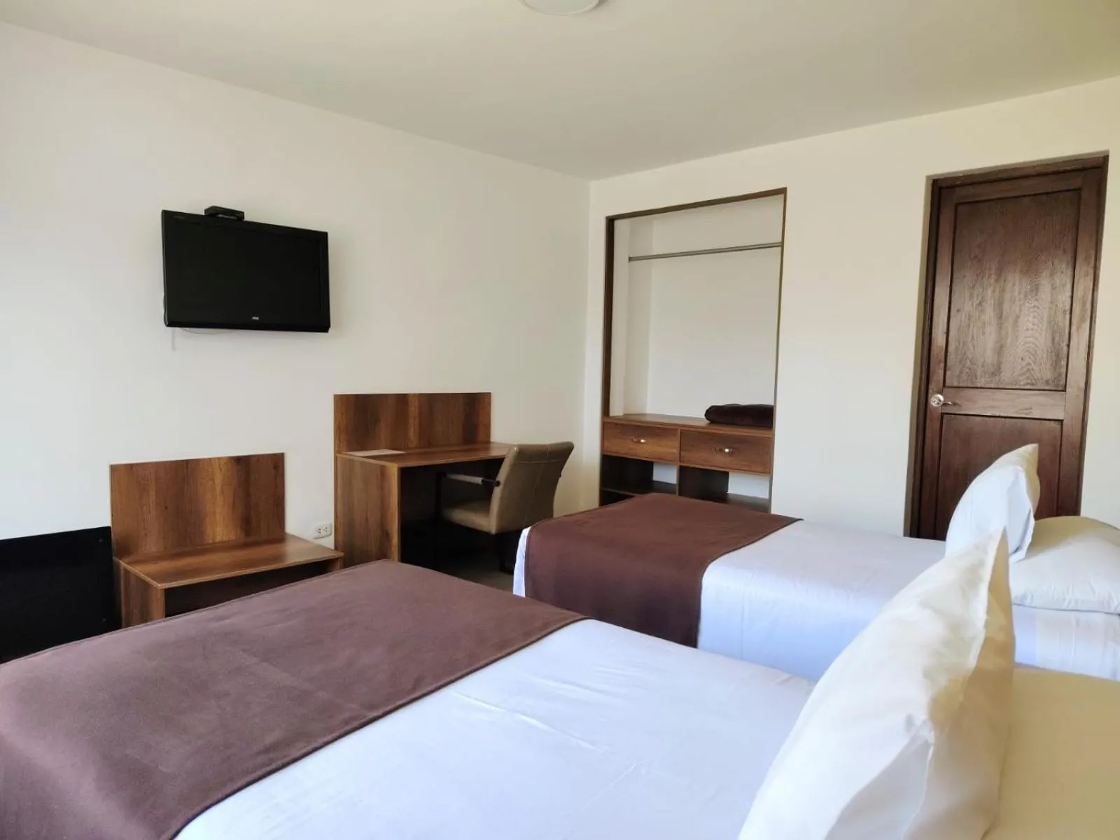 Bed in Hotel Villa del Carmen