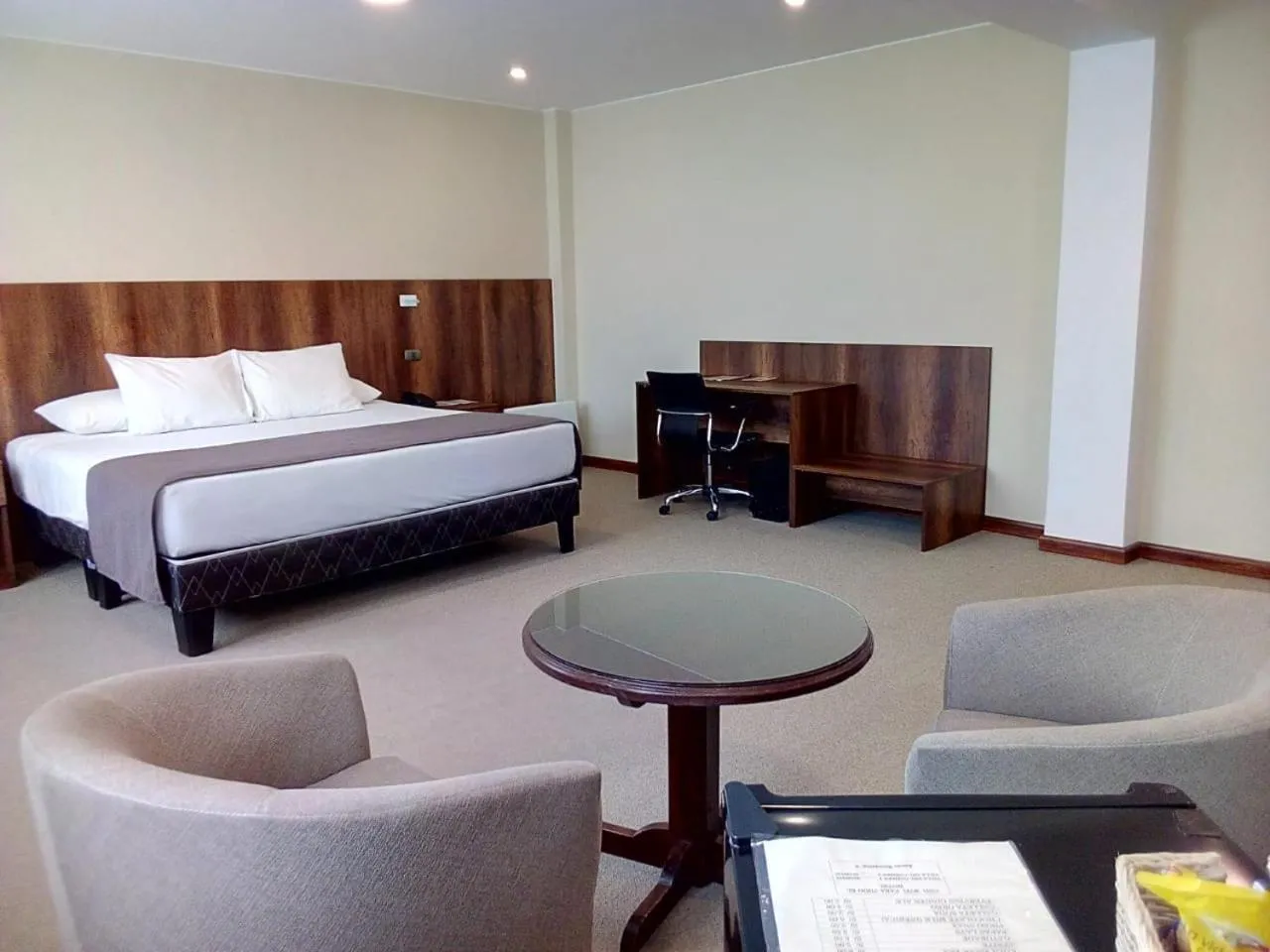 Photo of the whole room, Bed in Hotel Villa del Carmen