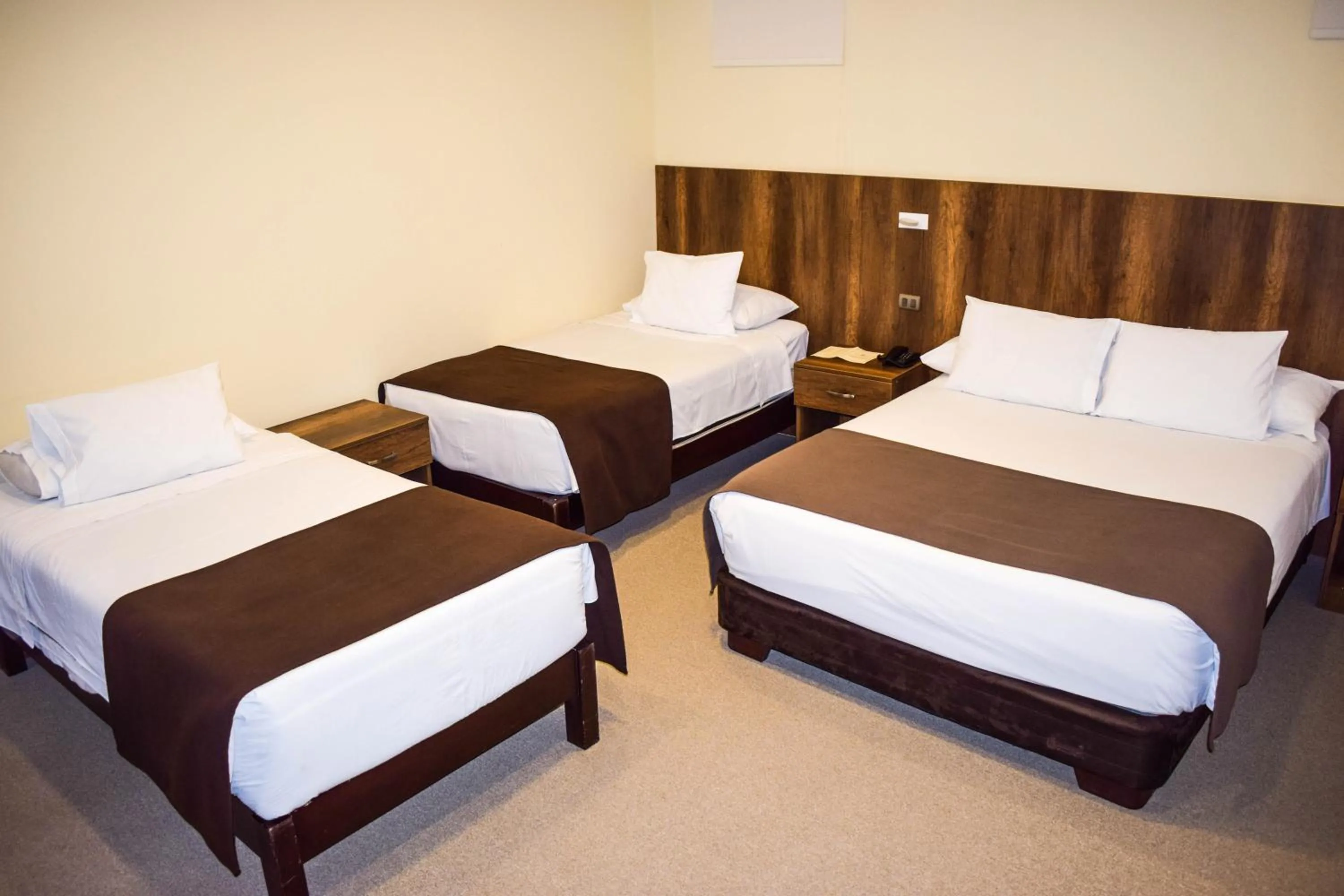 Bed in Hotel Villa del Carmen
