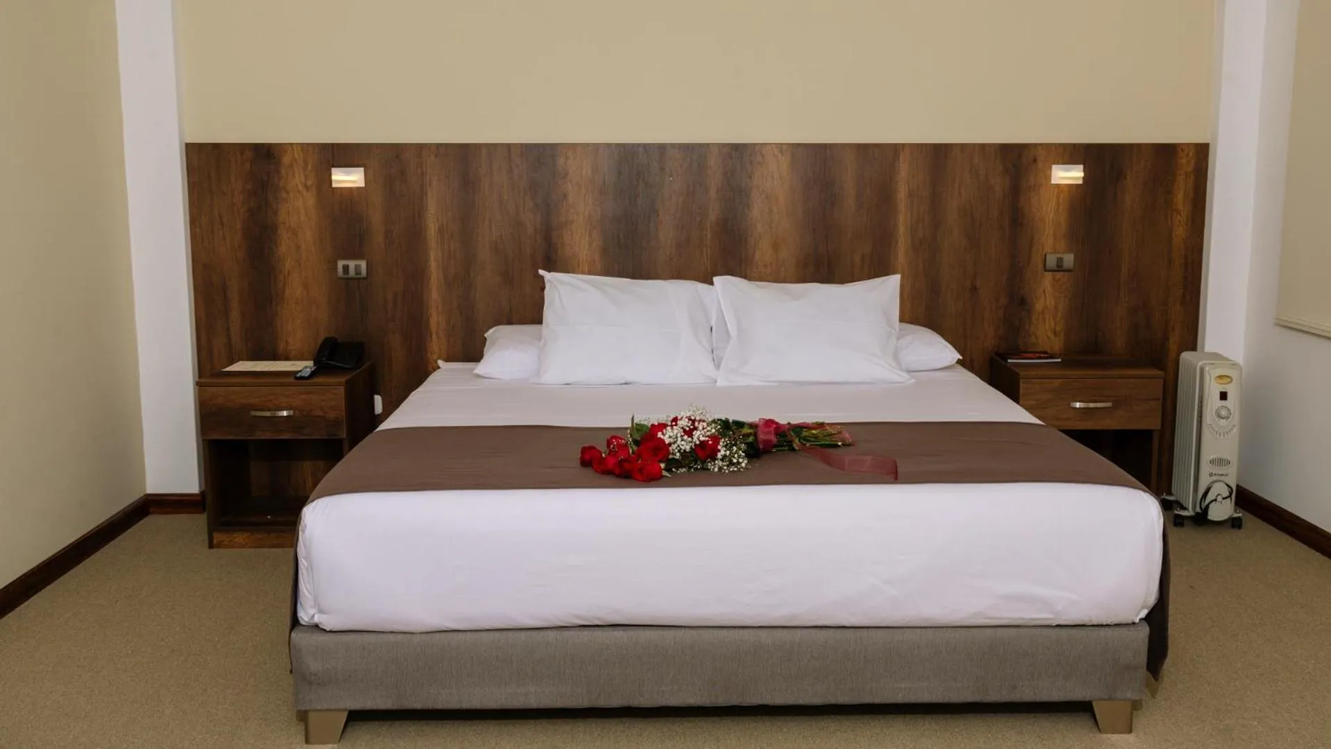 Photo of the whole room, Bed in Hotel Villa del Carmen