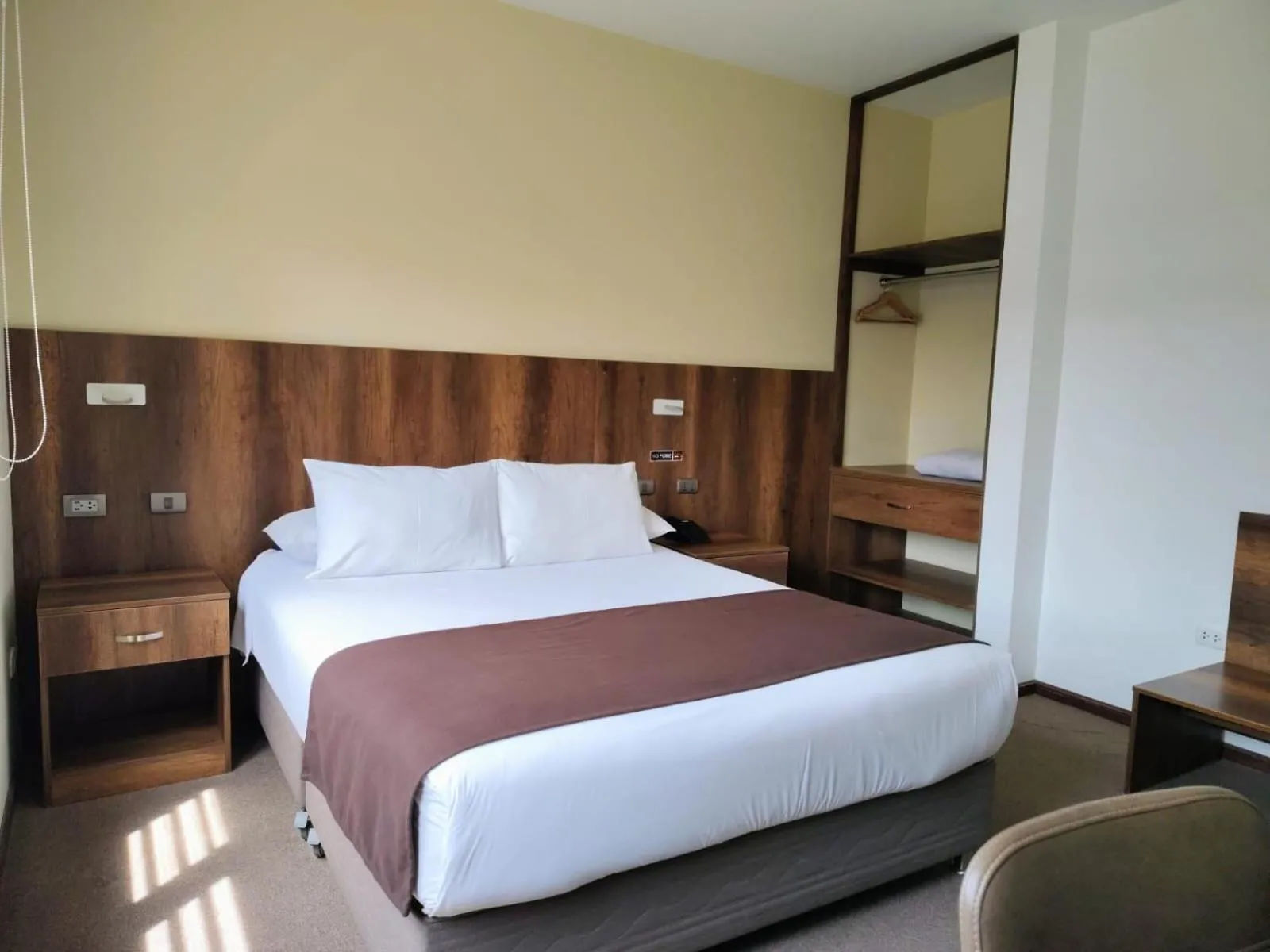 Bed in Hotel Villa del Carmen