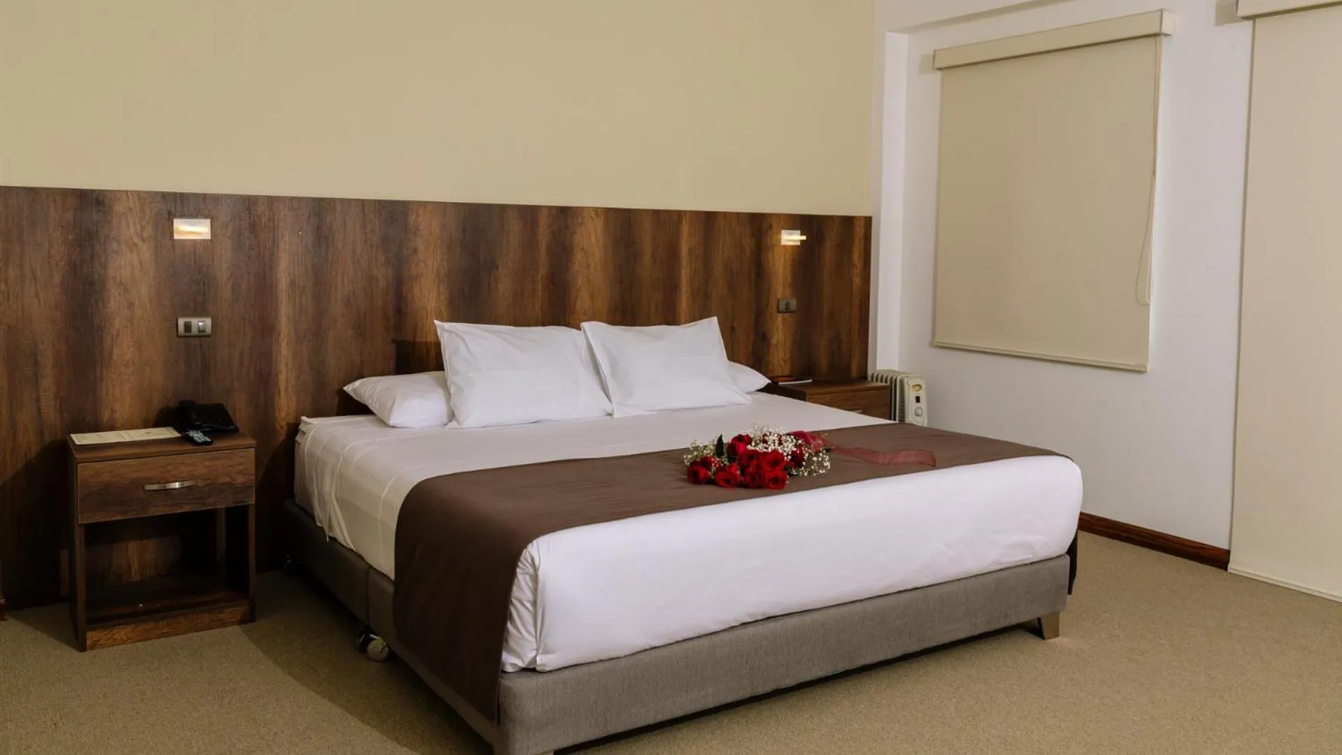 Photo of the whole room, Bed in Hotel Villa del Carmen