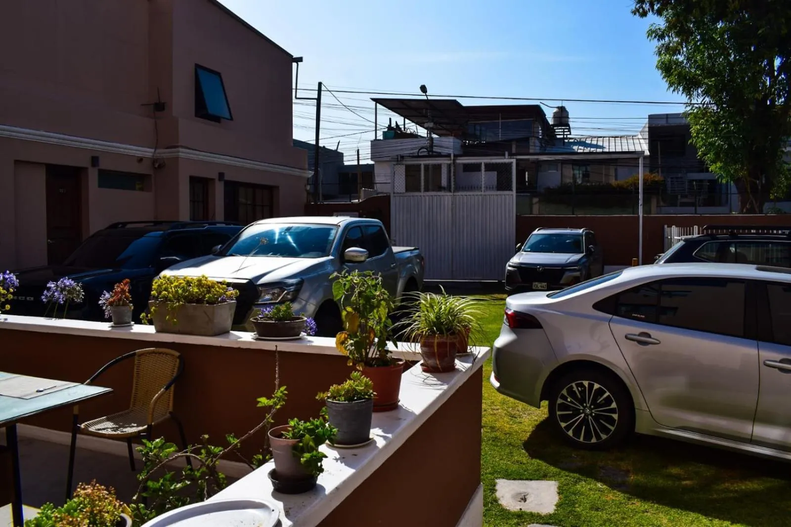 Patio in Hotel Villa del Carmen