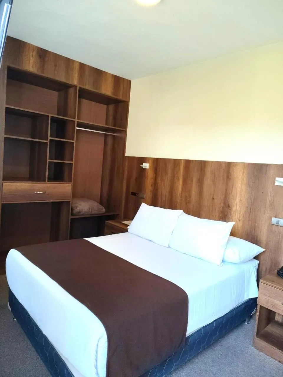 Bed in Hotel Villa del Carmen