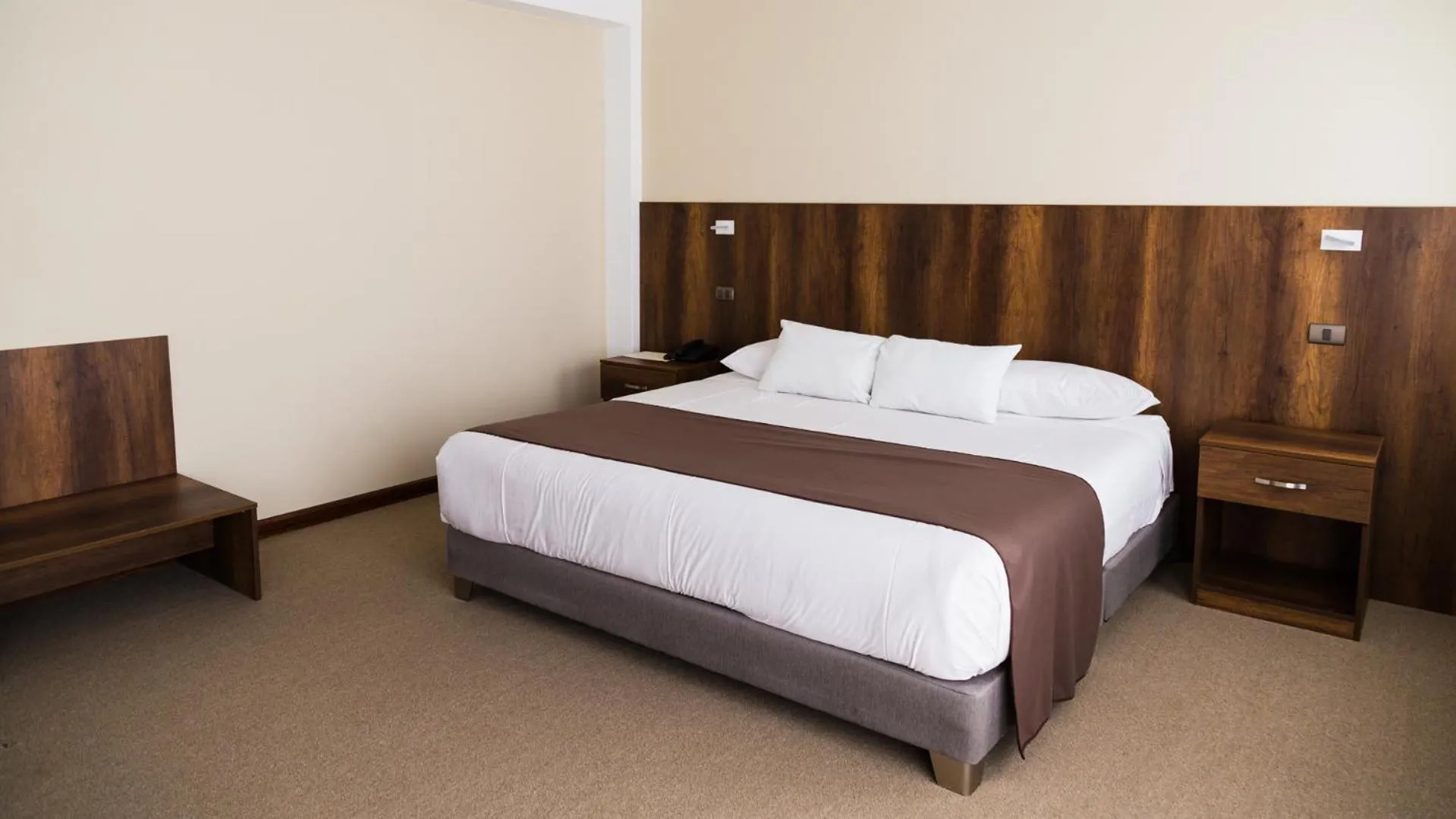 Photo of the whole room, Bed in Hotel Villa del Carmen