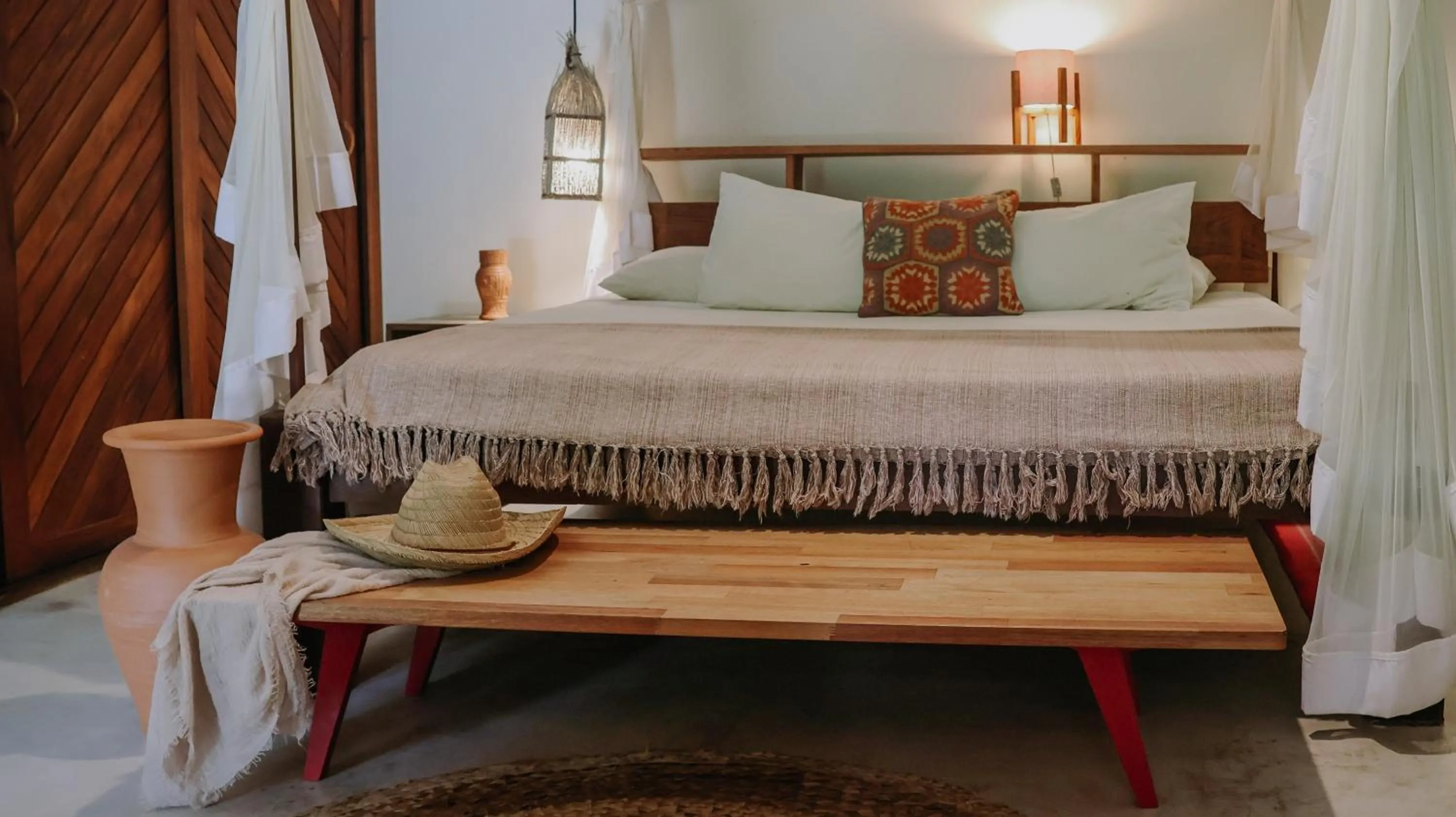 Bed in Na Villa dos Algodões