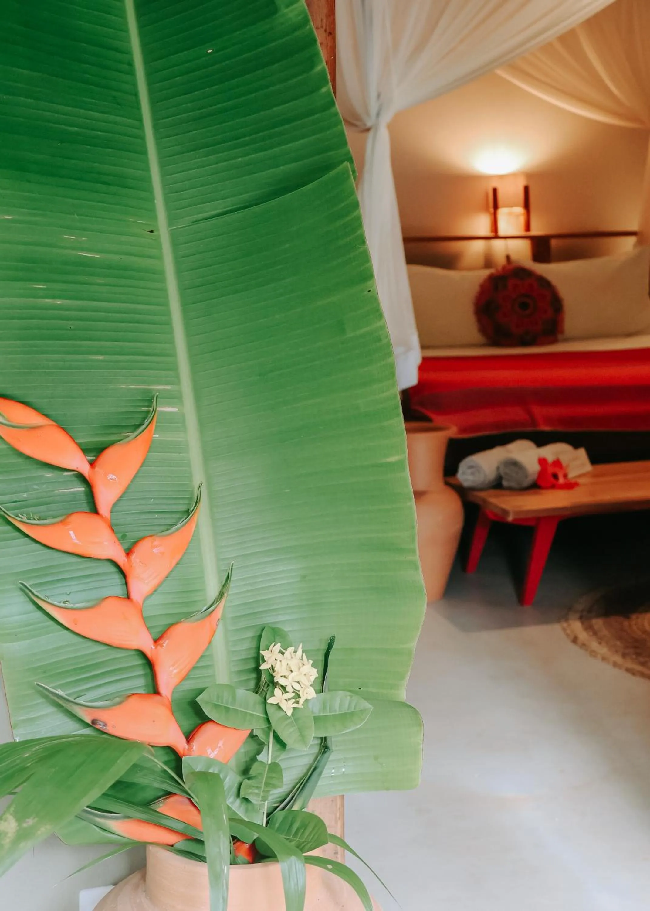 Bed in Na Villa dos Algodões