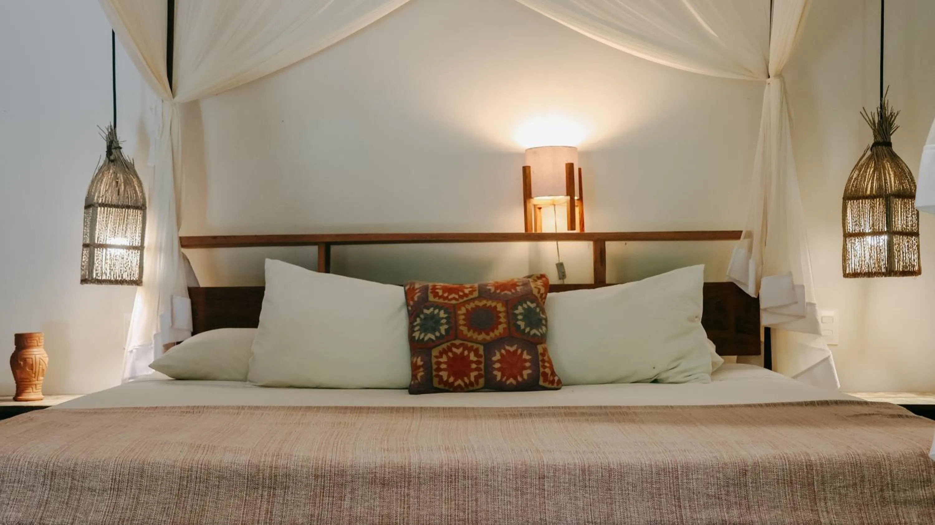 Bed in Na Villa dos Algodões