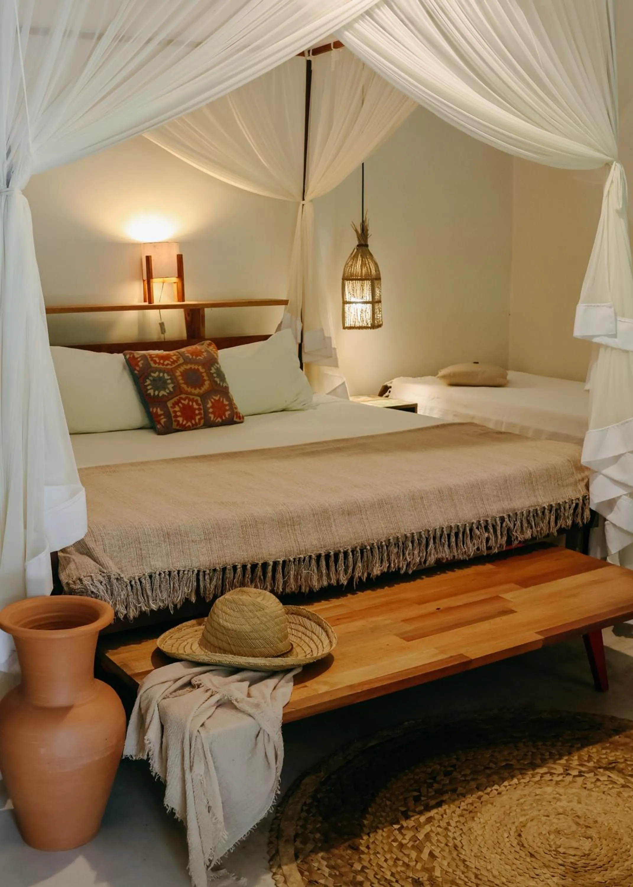 Bed in Na Villa dos Algodões