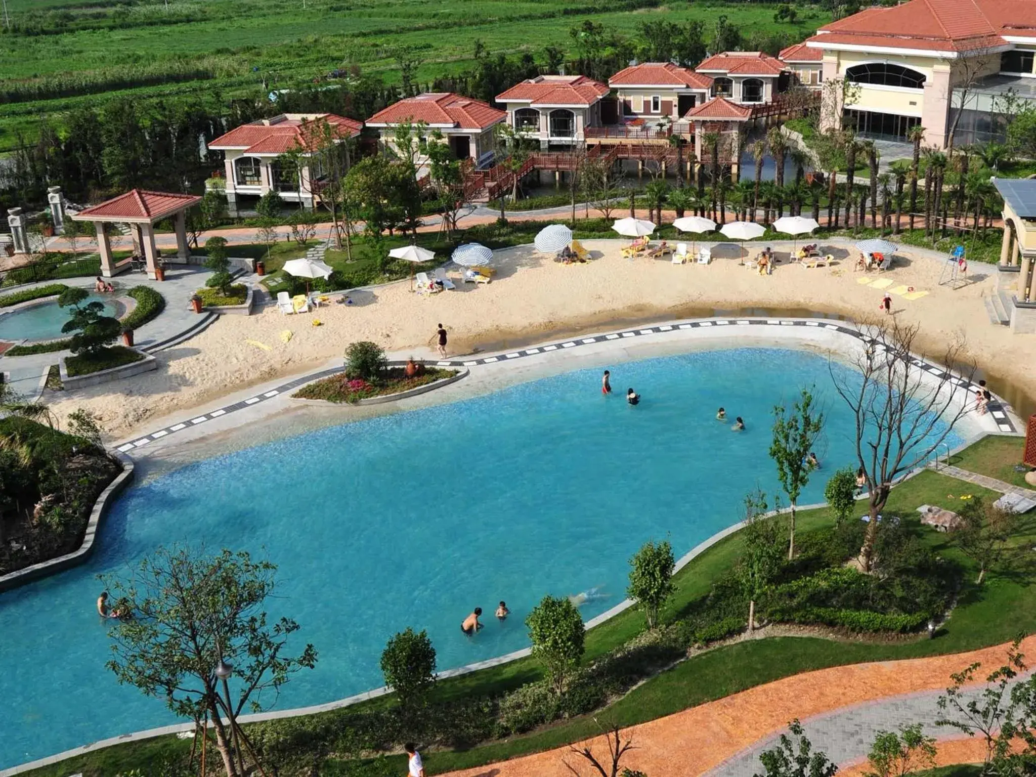 Facade/entrance, Bird's-eye View in Hotel Shanghai Sheshan Oriental - Handwritten Collection Facade/entrance, Bird's-eye View in Hotel Shanghai Sheshan Oriental - Handwritten Collection