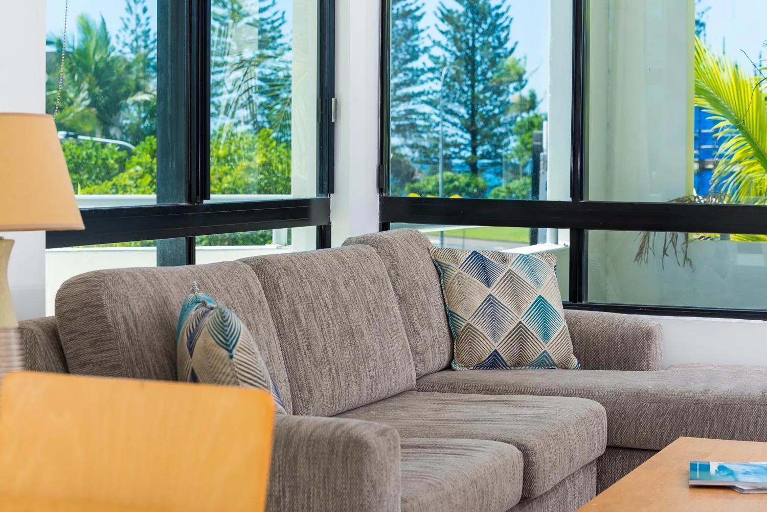 Living room in Beach Club Resort Mooloolaba