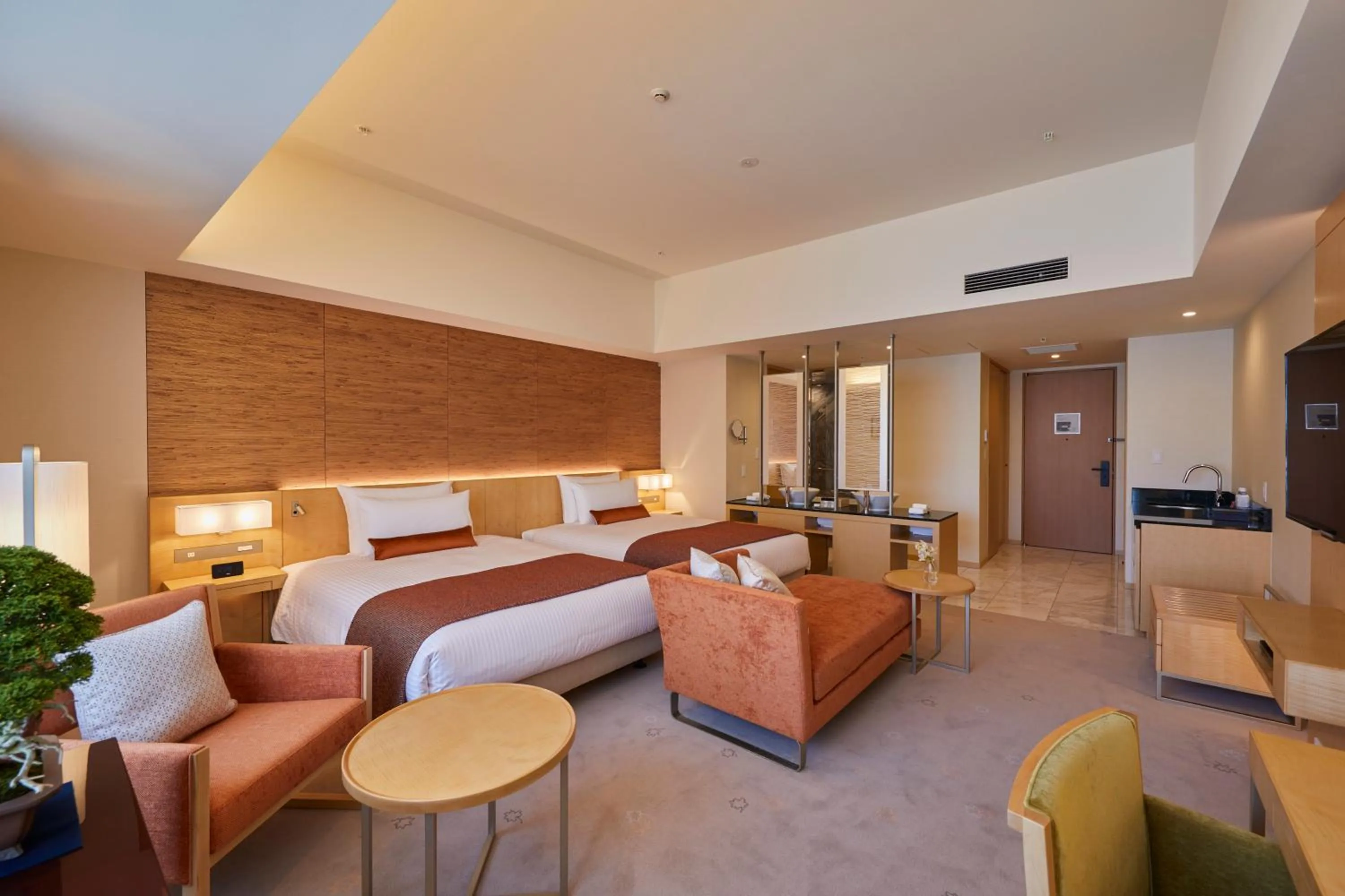 Photo of the whole room, Bed in THE KITANO HOTEL TOKYO