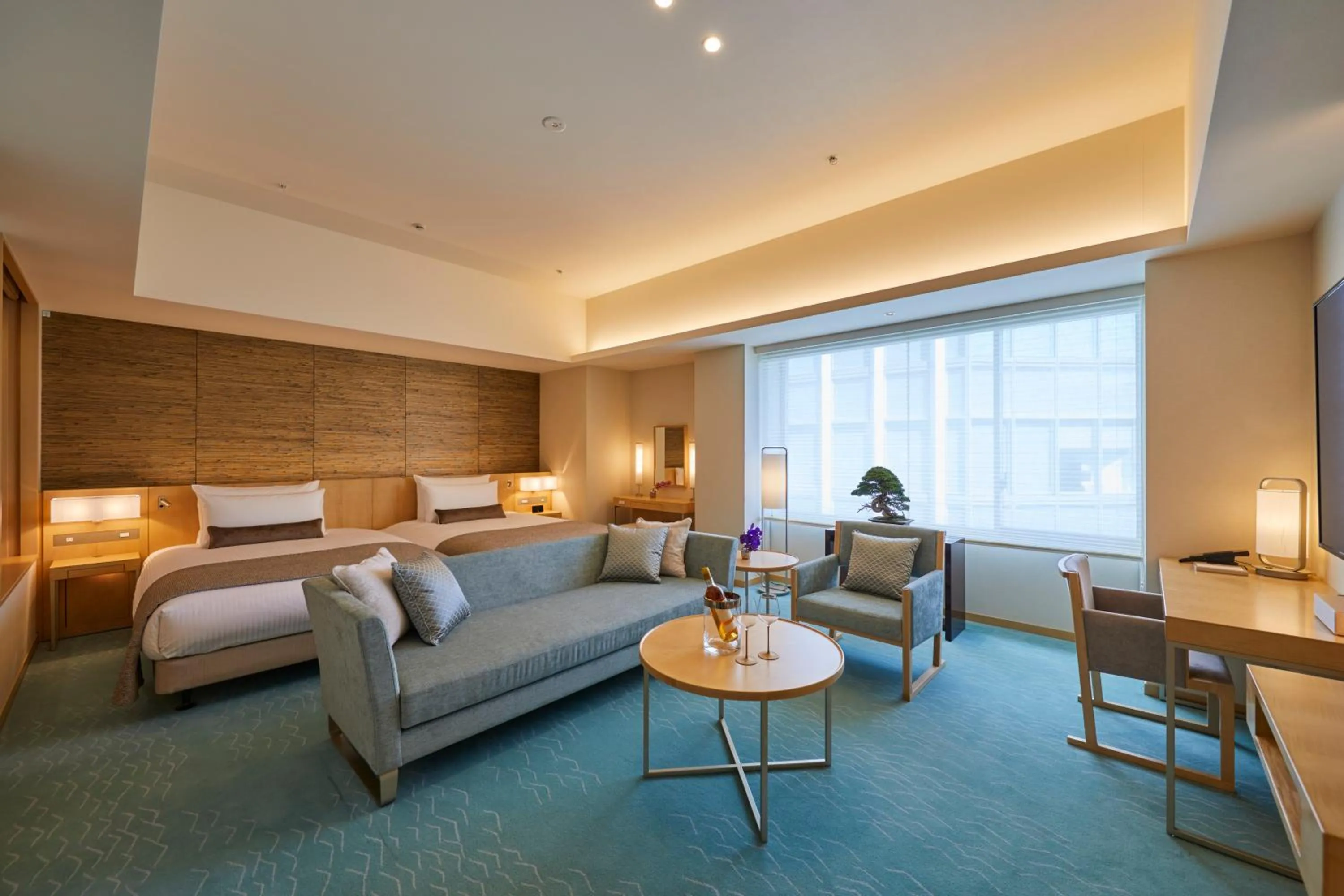 Photo of the whole room, Bed in THE KITANO HOTEL TOKYO