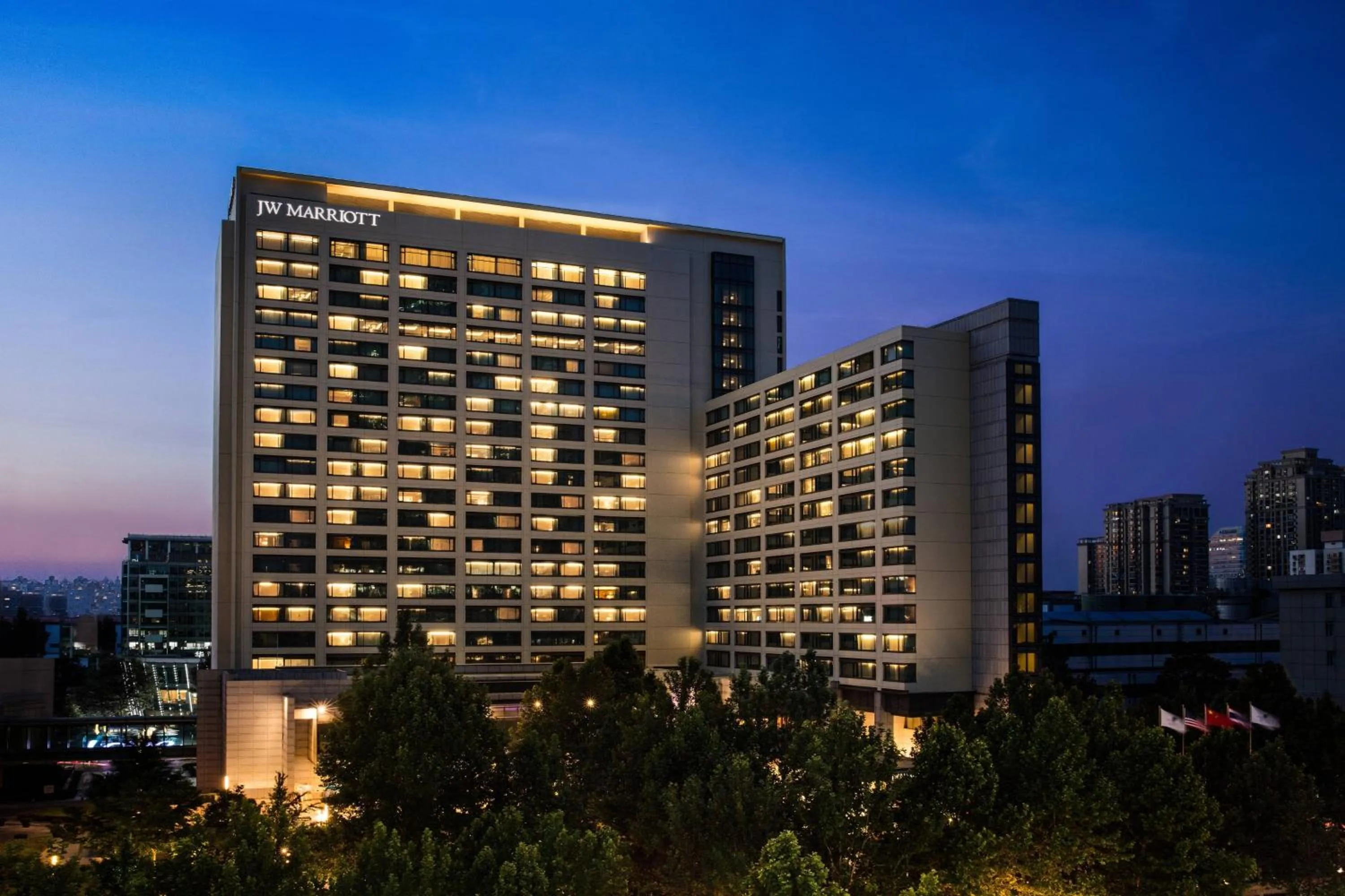 Property building in JW Marriott Hotel Beijing