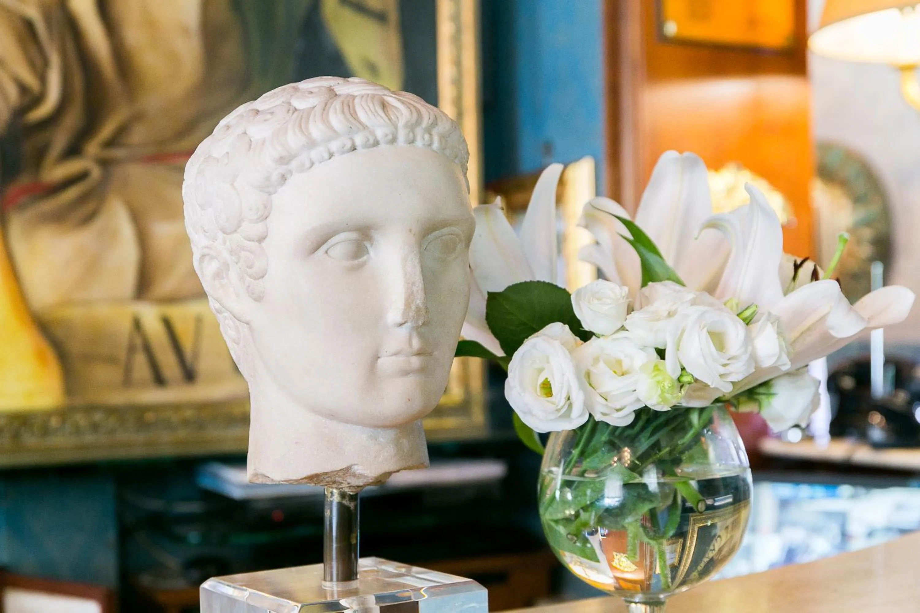 Decorative detail in Hotel Celio