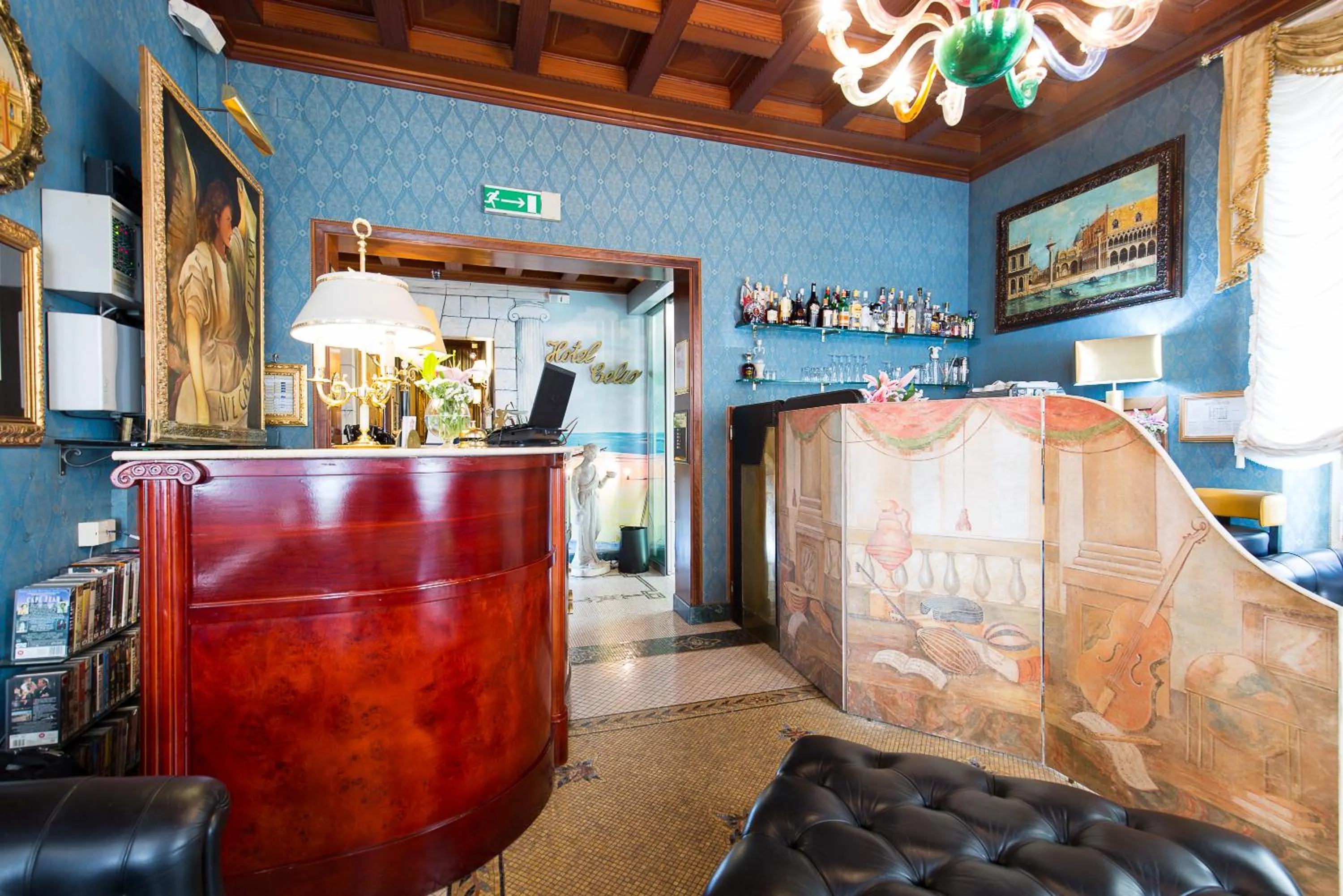 Lobby or reception in Hotel Celio