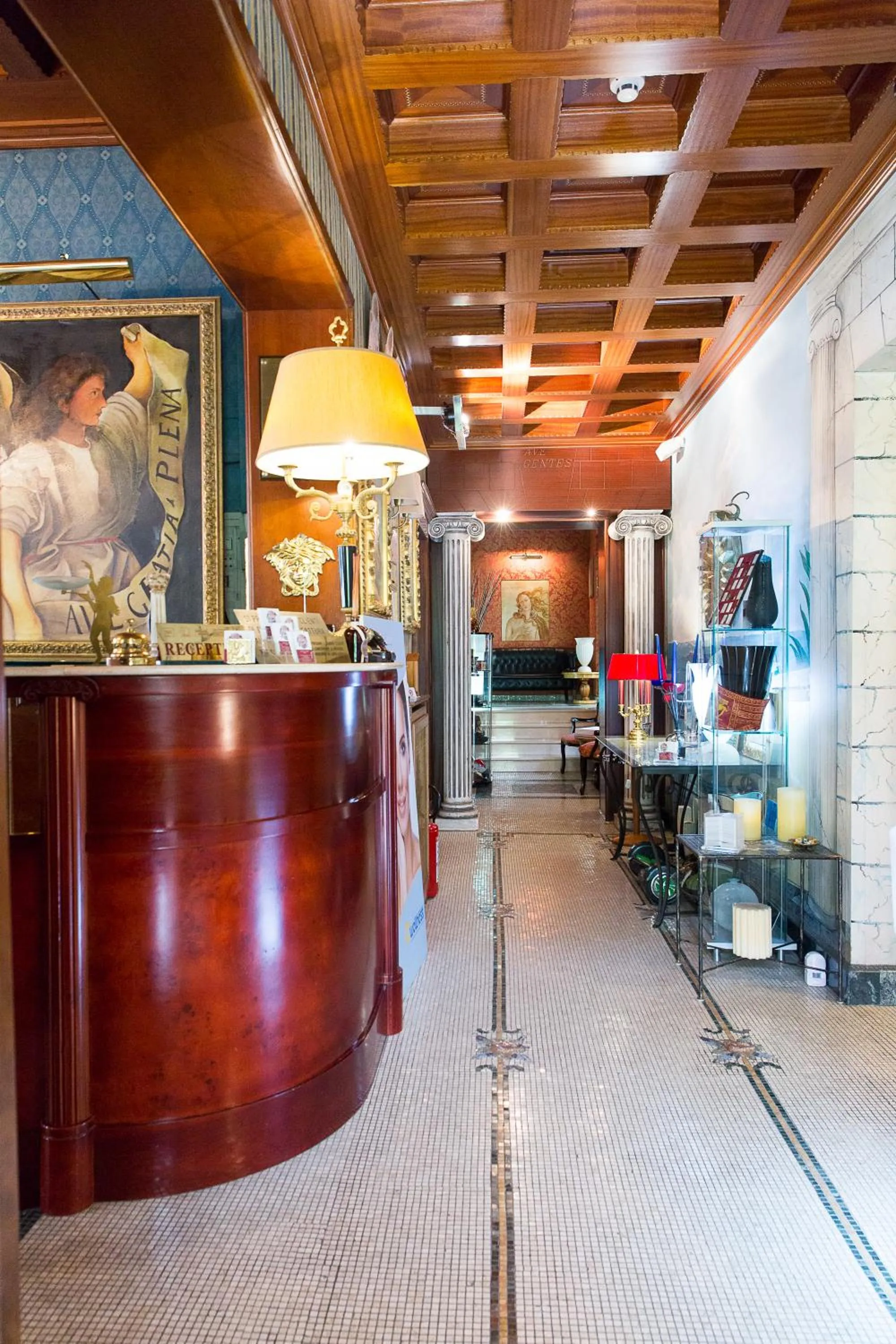 Lobby or reception in Hotel Celio