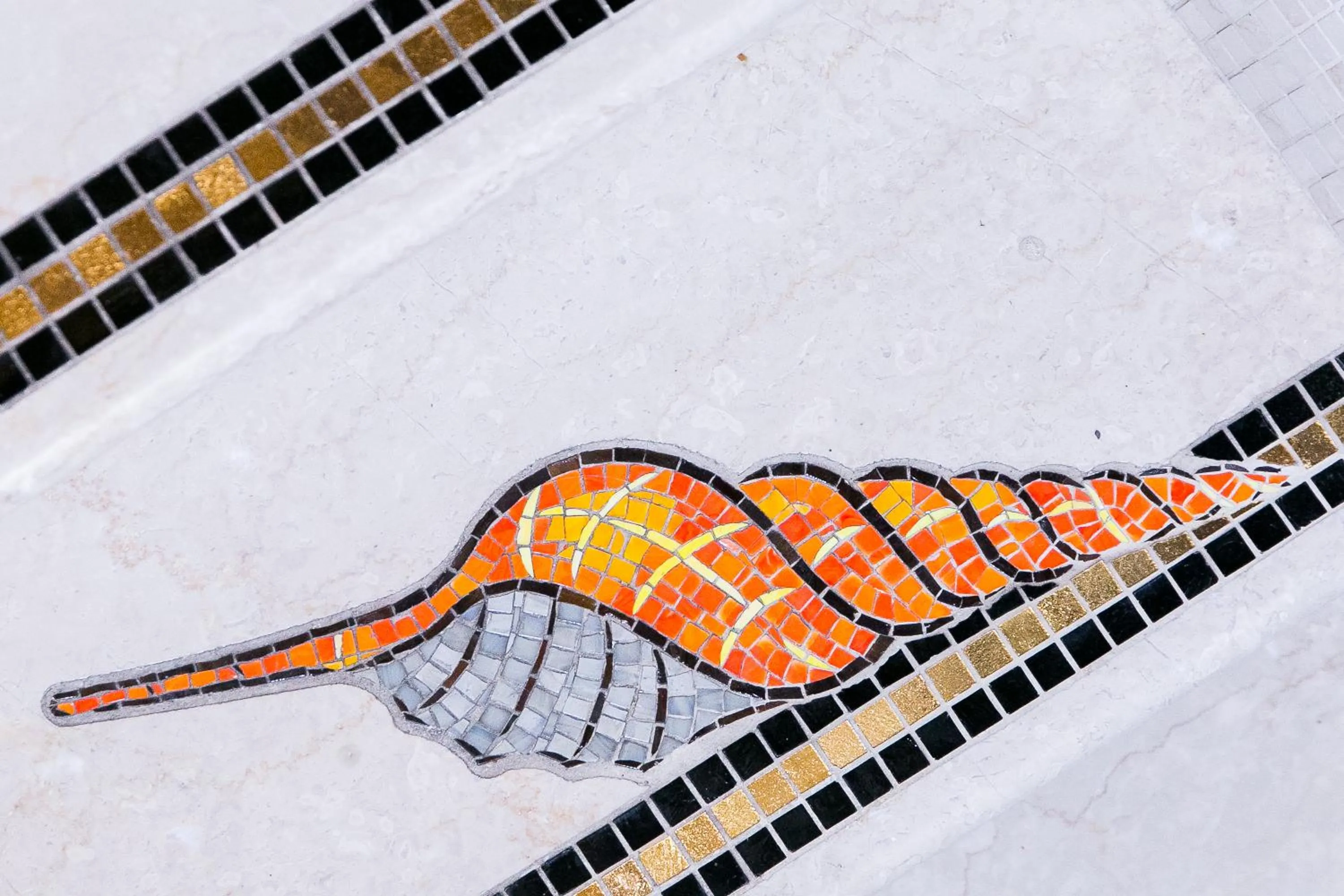 Decorative detail in Hotel Celio