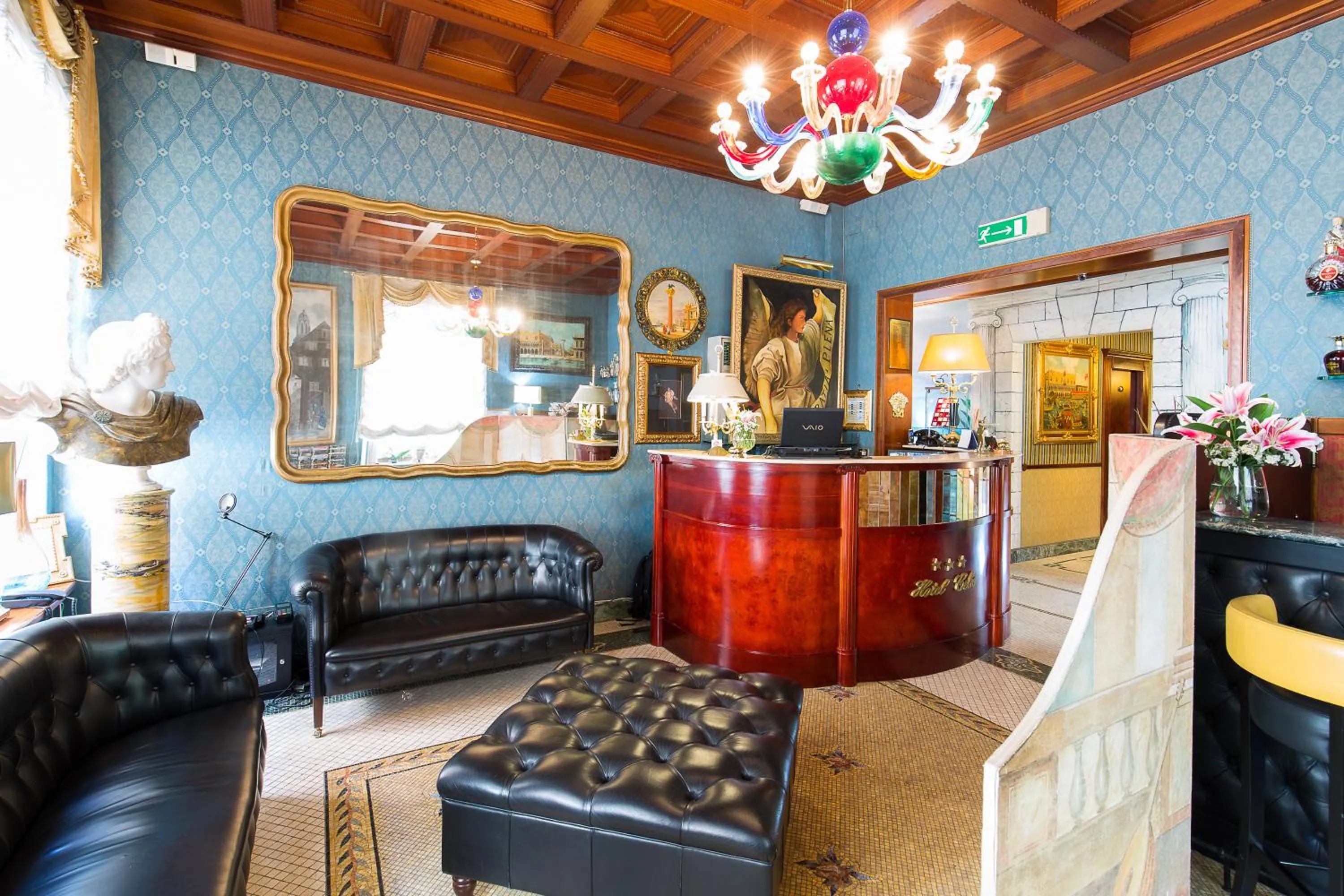 Lobby or reception in Hotel Celio