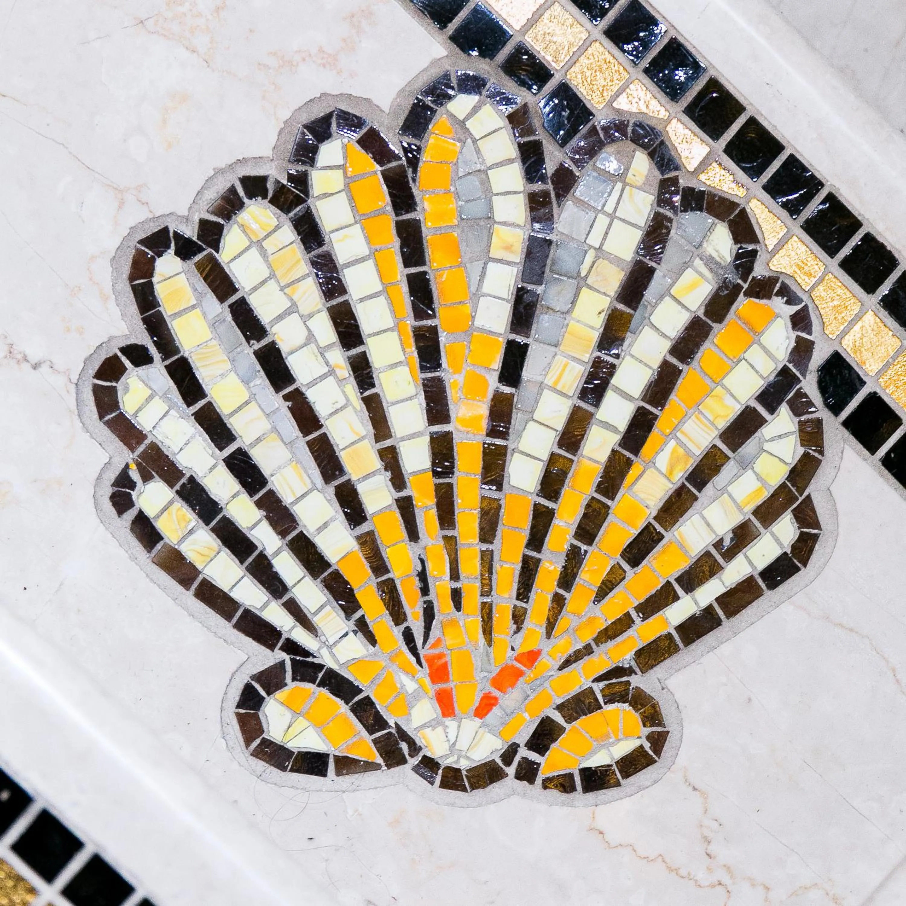 Decorative detail in Hotel Celio