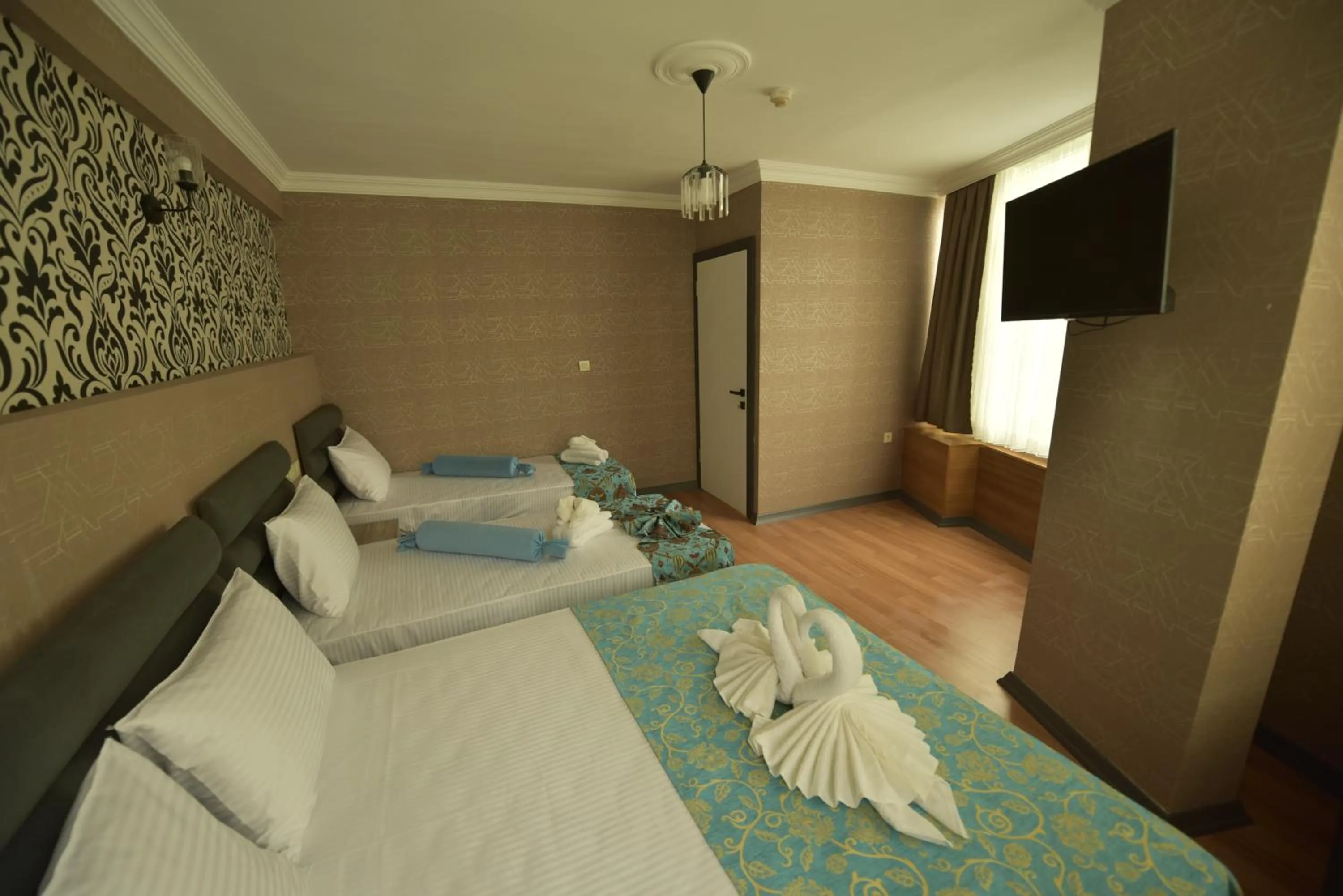 People, Bed in Omega Luxx Hotel