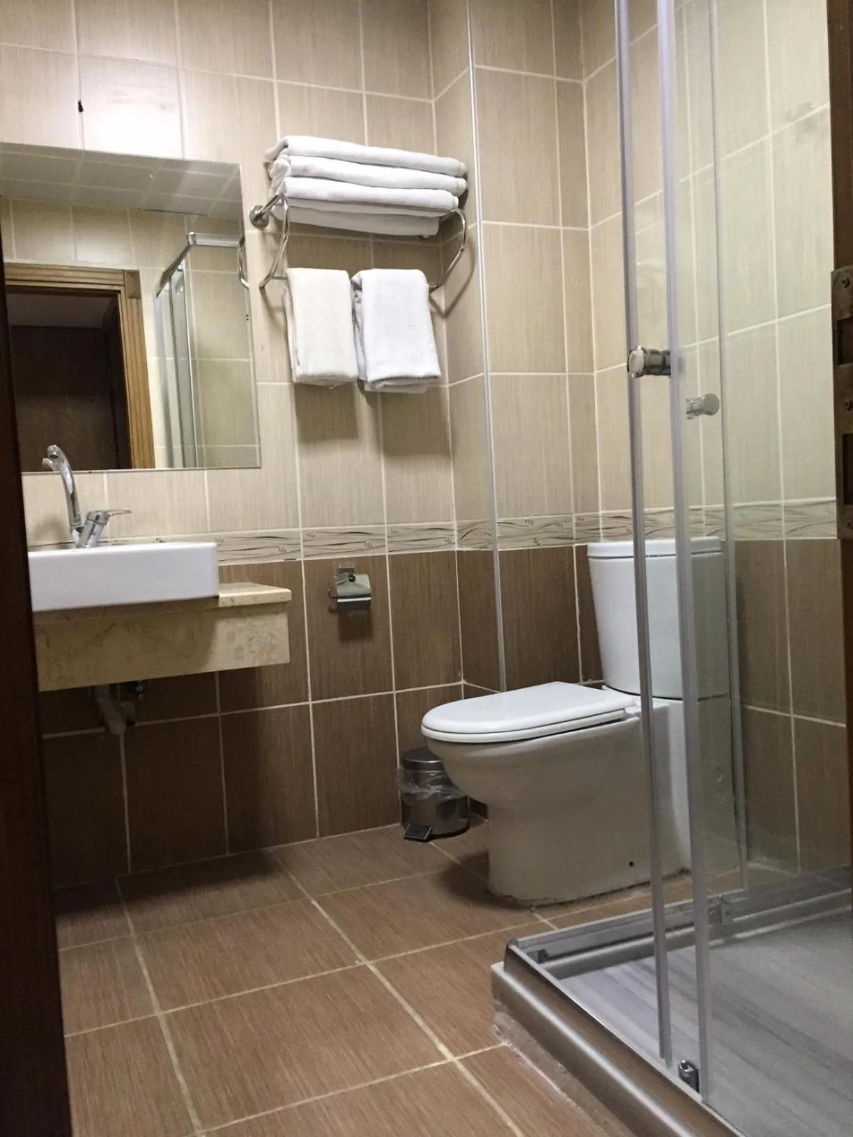 Shower in Omega Luxx Hotel