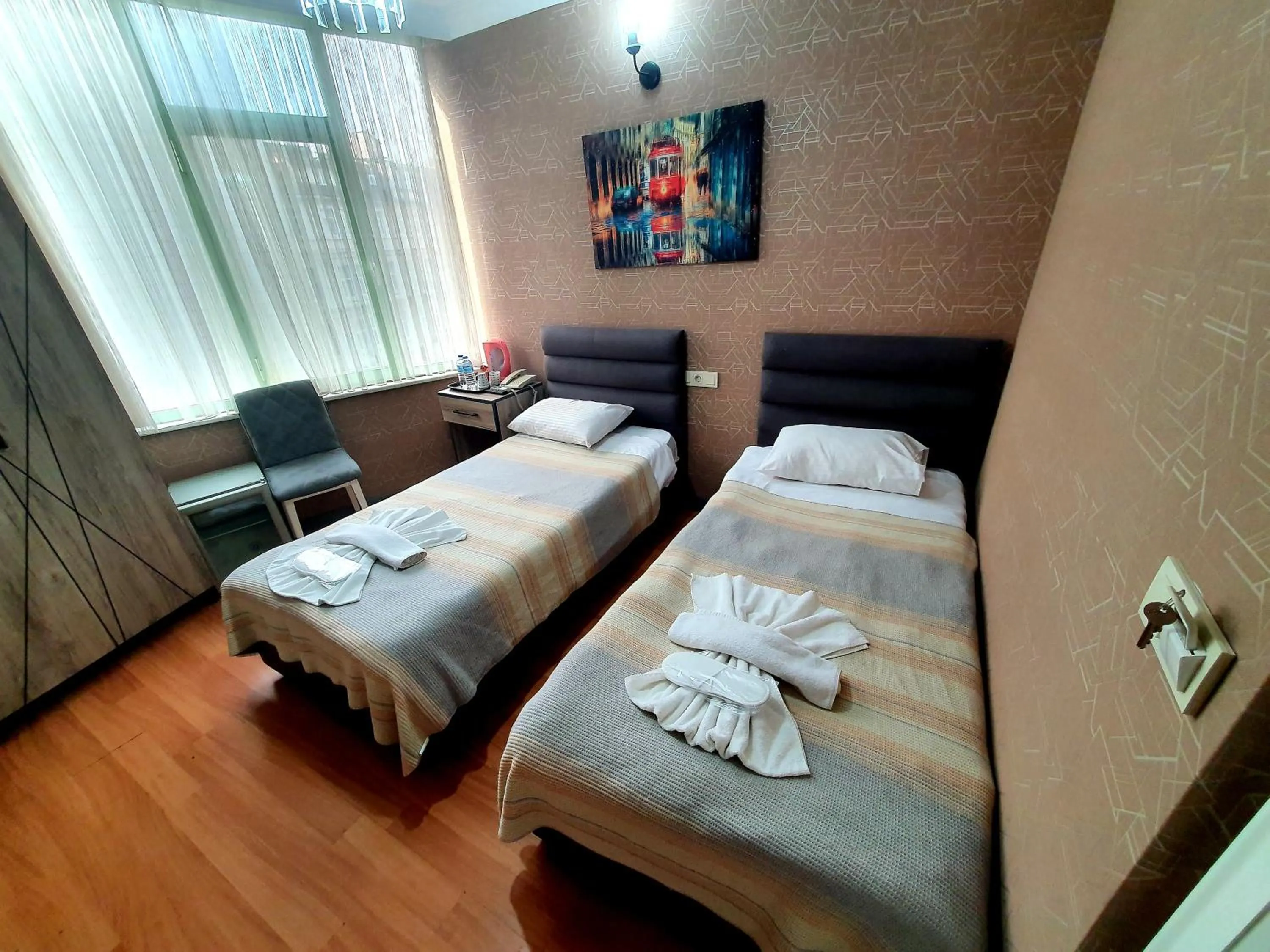 Bedroom, Bed in Omega Luxx Hotel