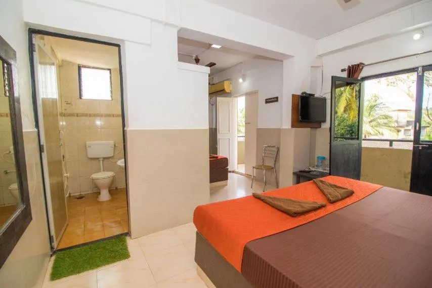 Bed in Travo Suites Panjim