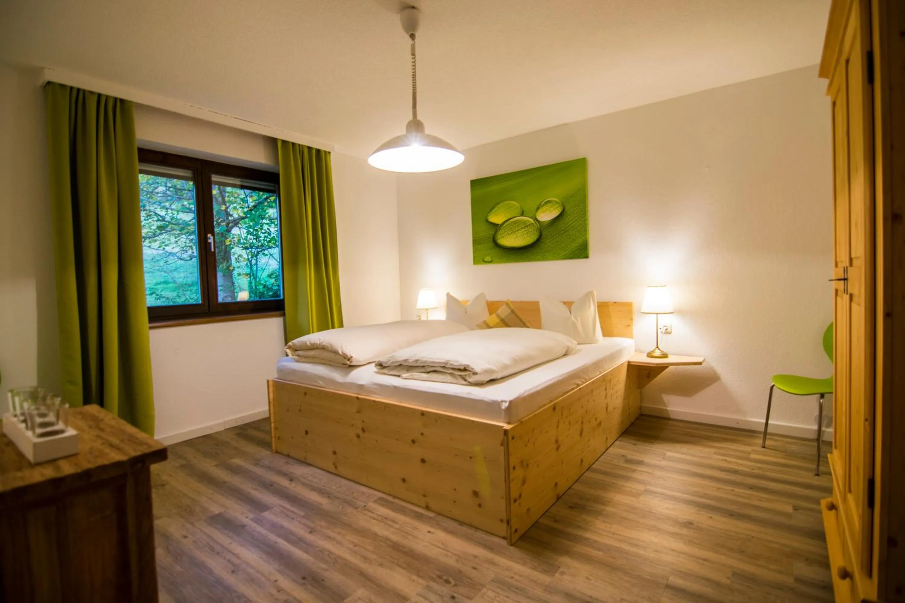 Bedroom, Bed in Hotel Berghof