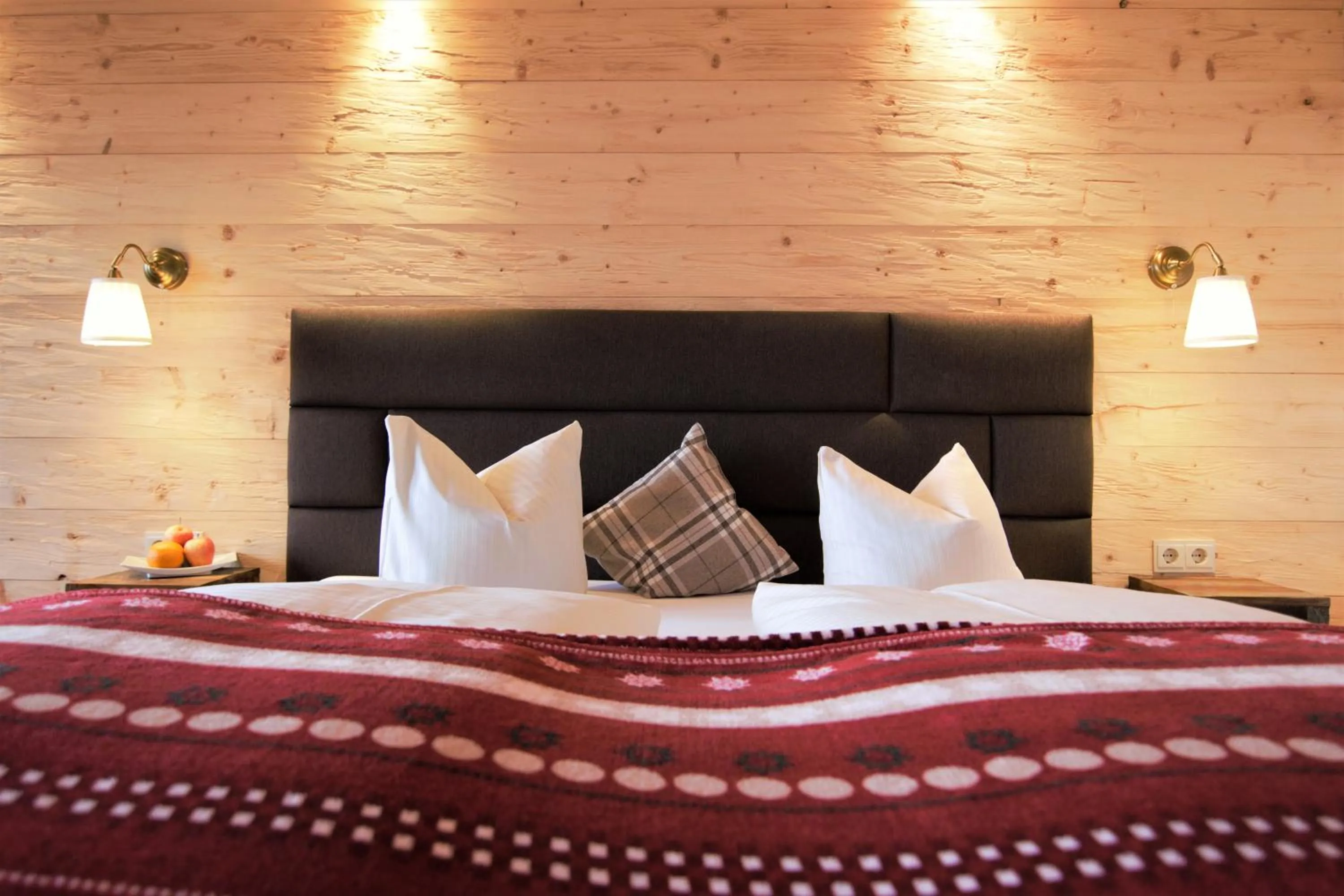 Bedroom, Bed in Hotel Berghof