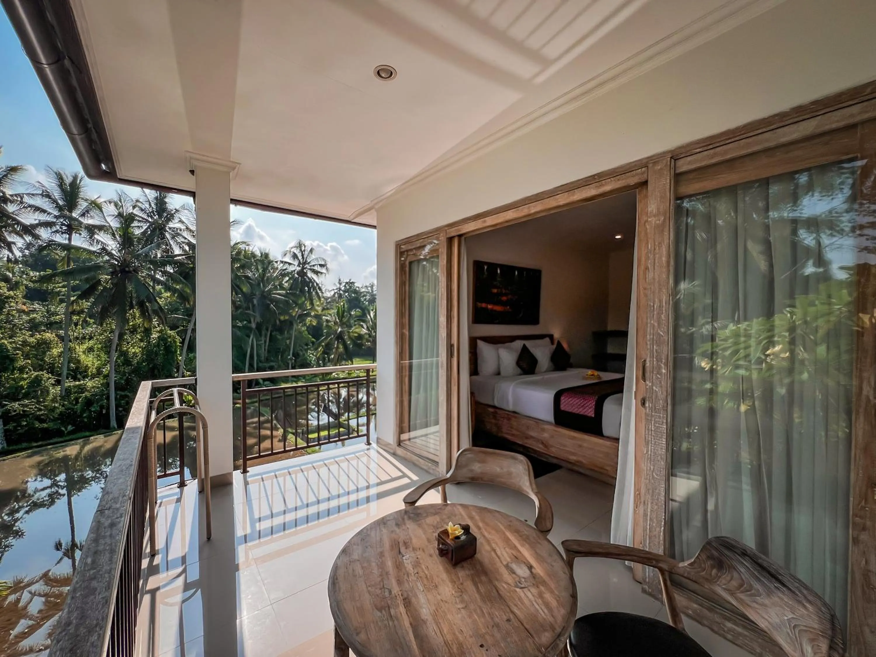 Balcony/Terrace, Bed in Tri Dewi Residence by GenuineHost