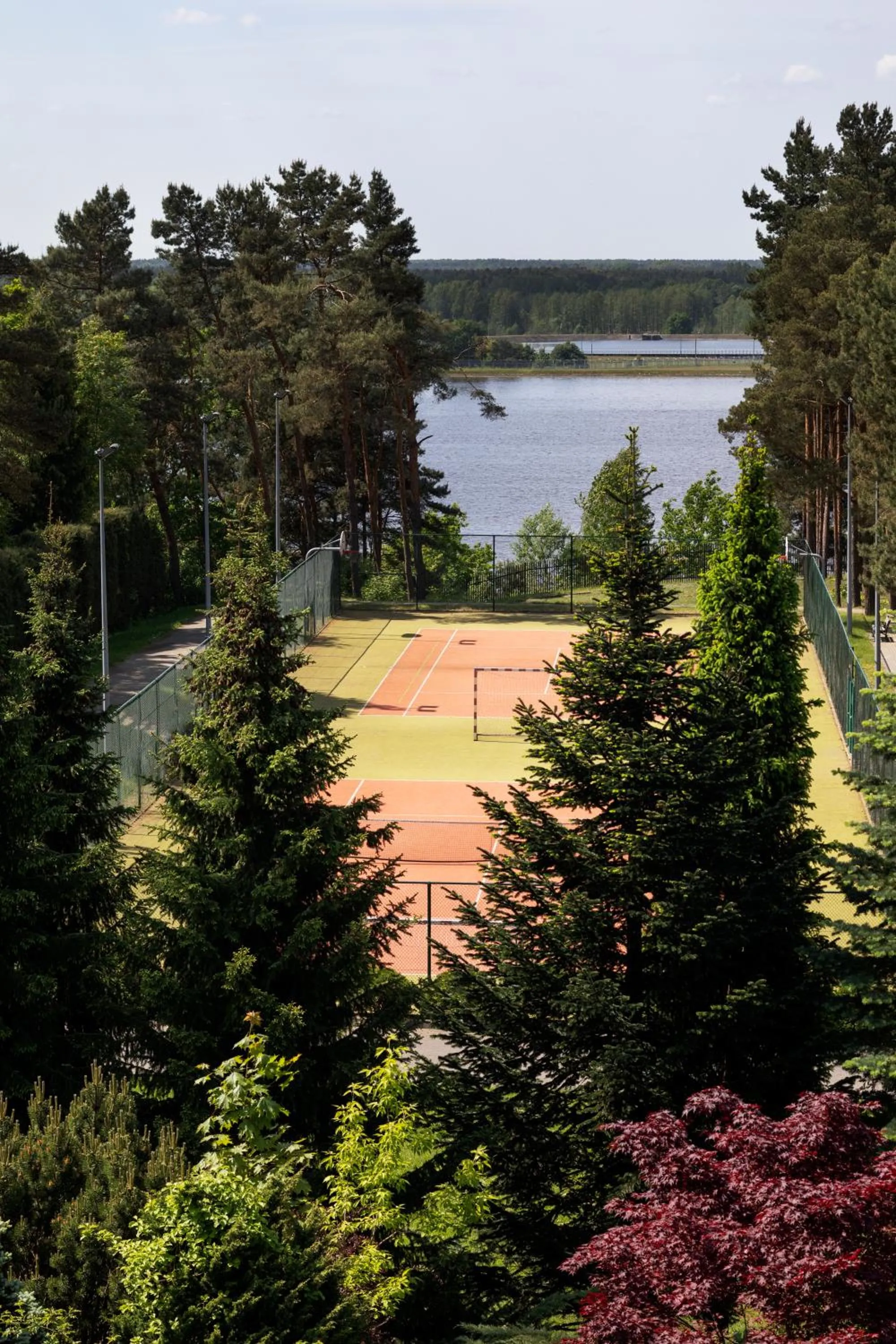 Tennis court in Hotel Warszawianka
