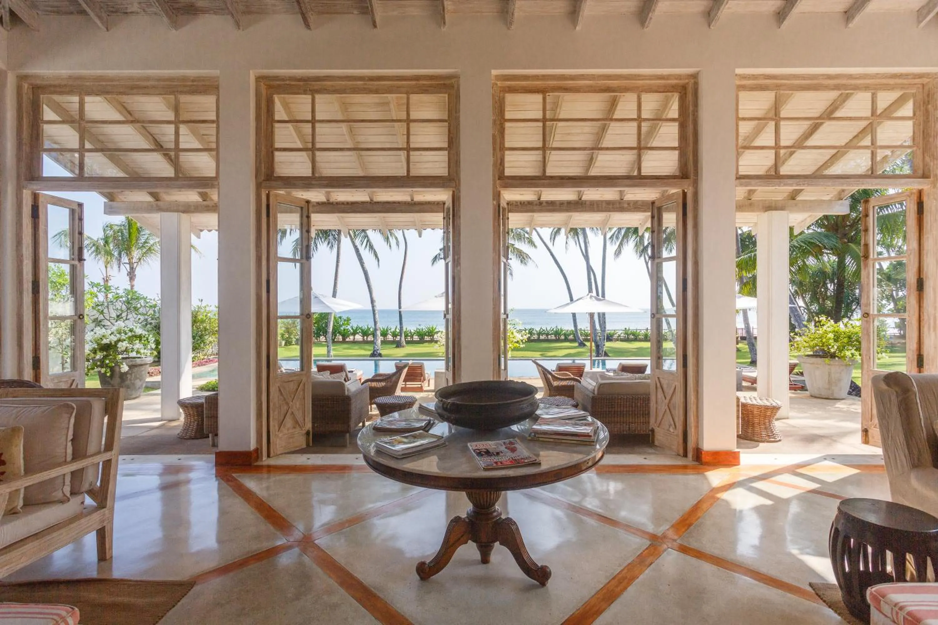 Seating area in Habaraduwa House