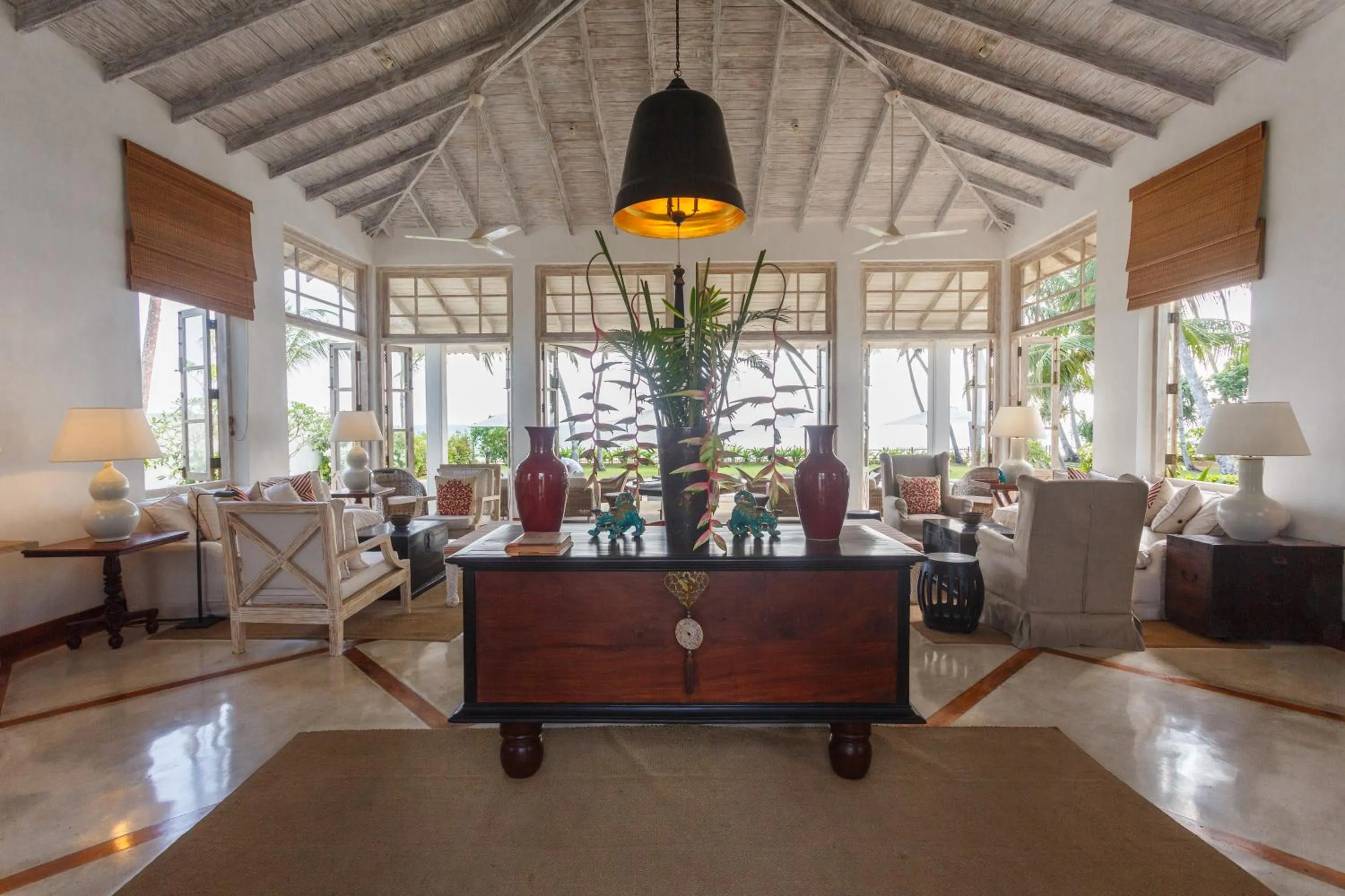 Seating area in Habaraduwa House