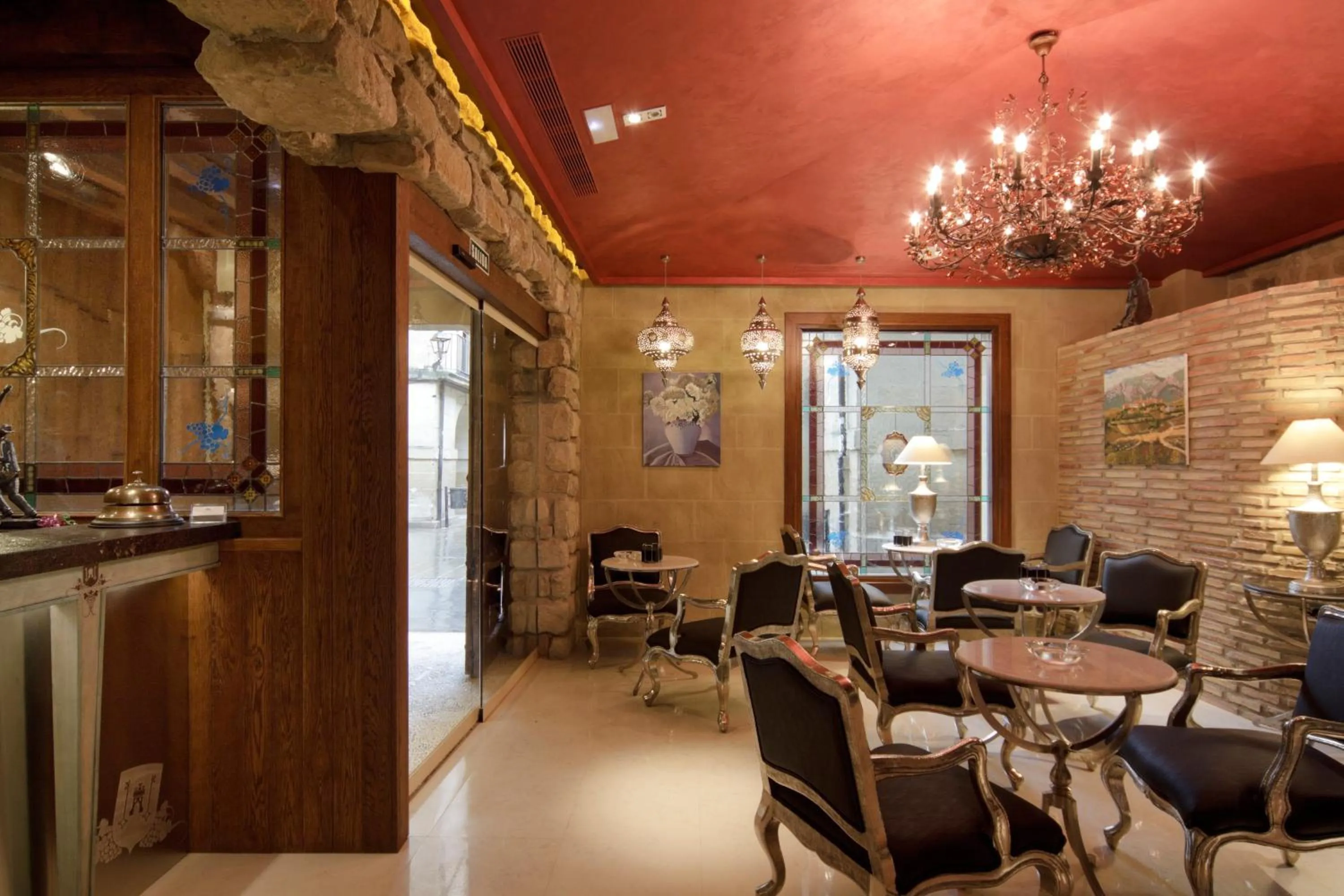 Communal lounge/ TV room in Hospederia de los Parajes