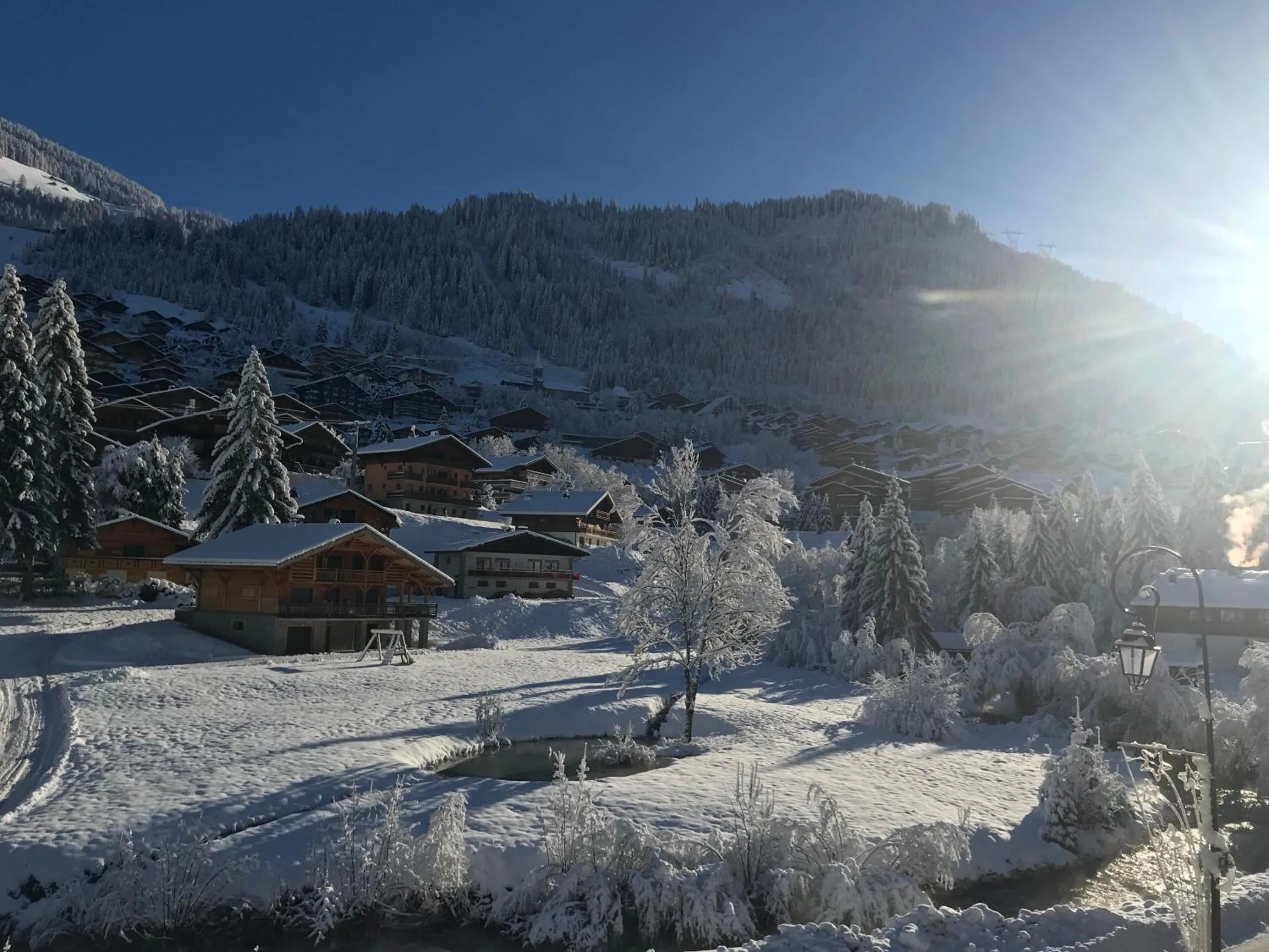 City view in Au Bois de Lune