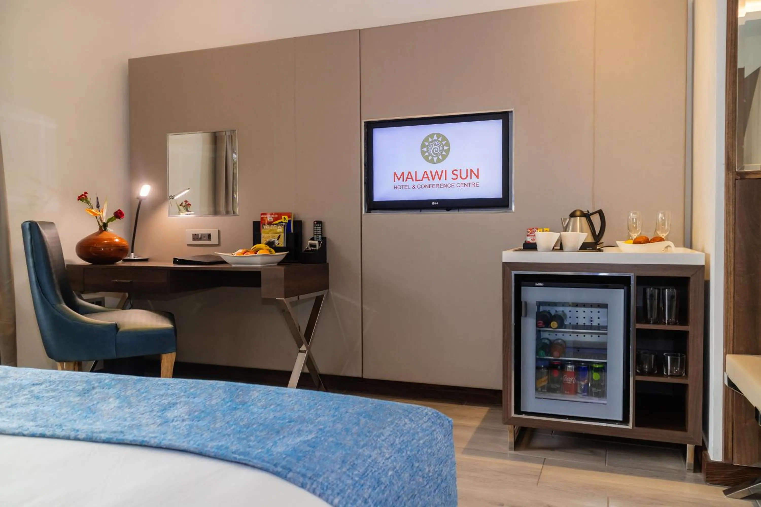 Bed in Malawi Sun Hotel & Conference Centre