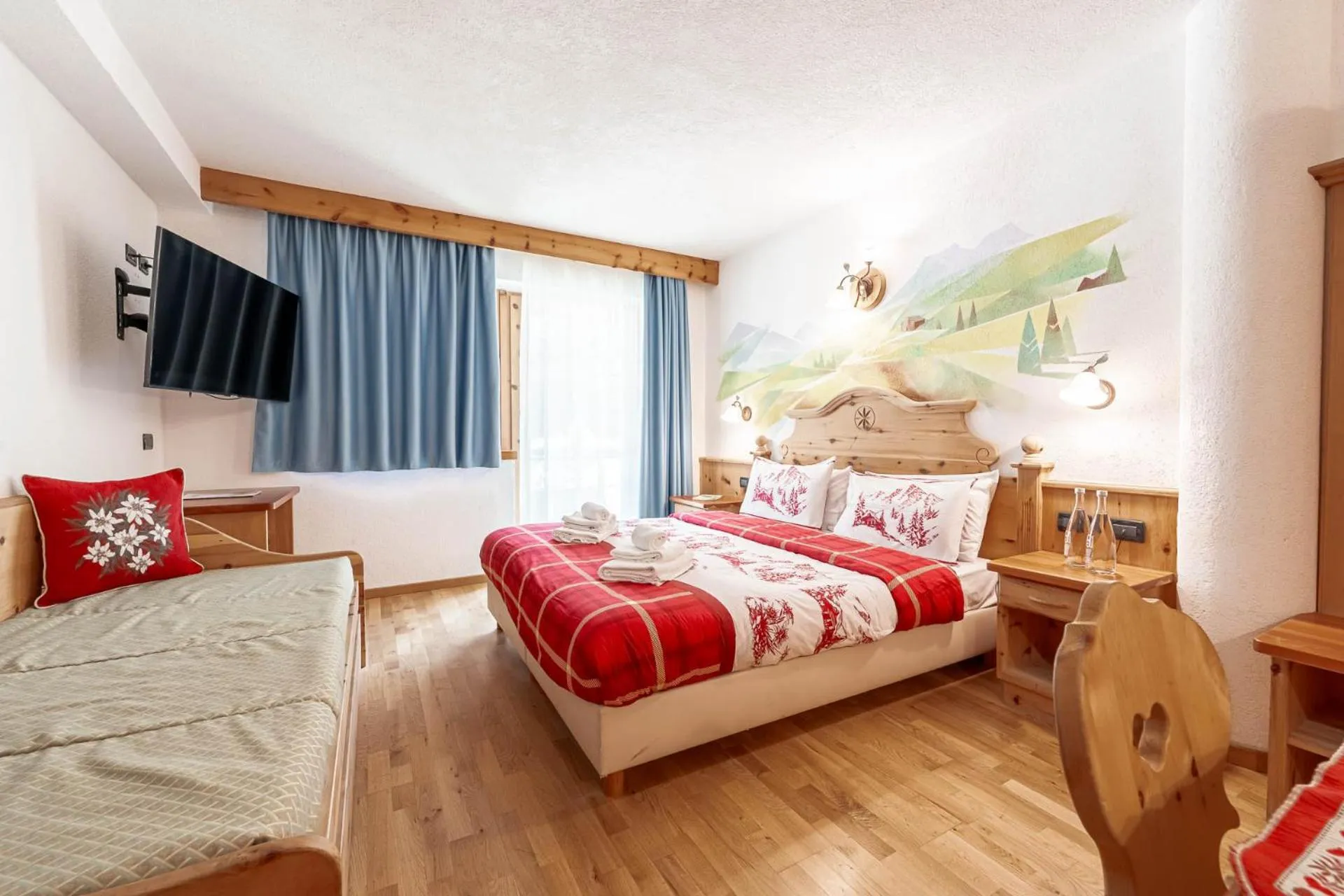 Bedroom, Bed in Hotel Villetta Maria Cottage