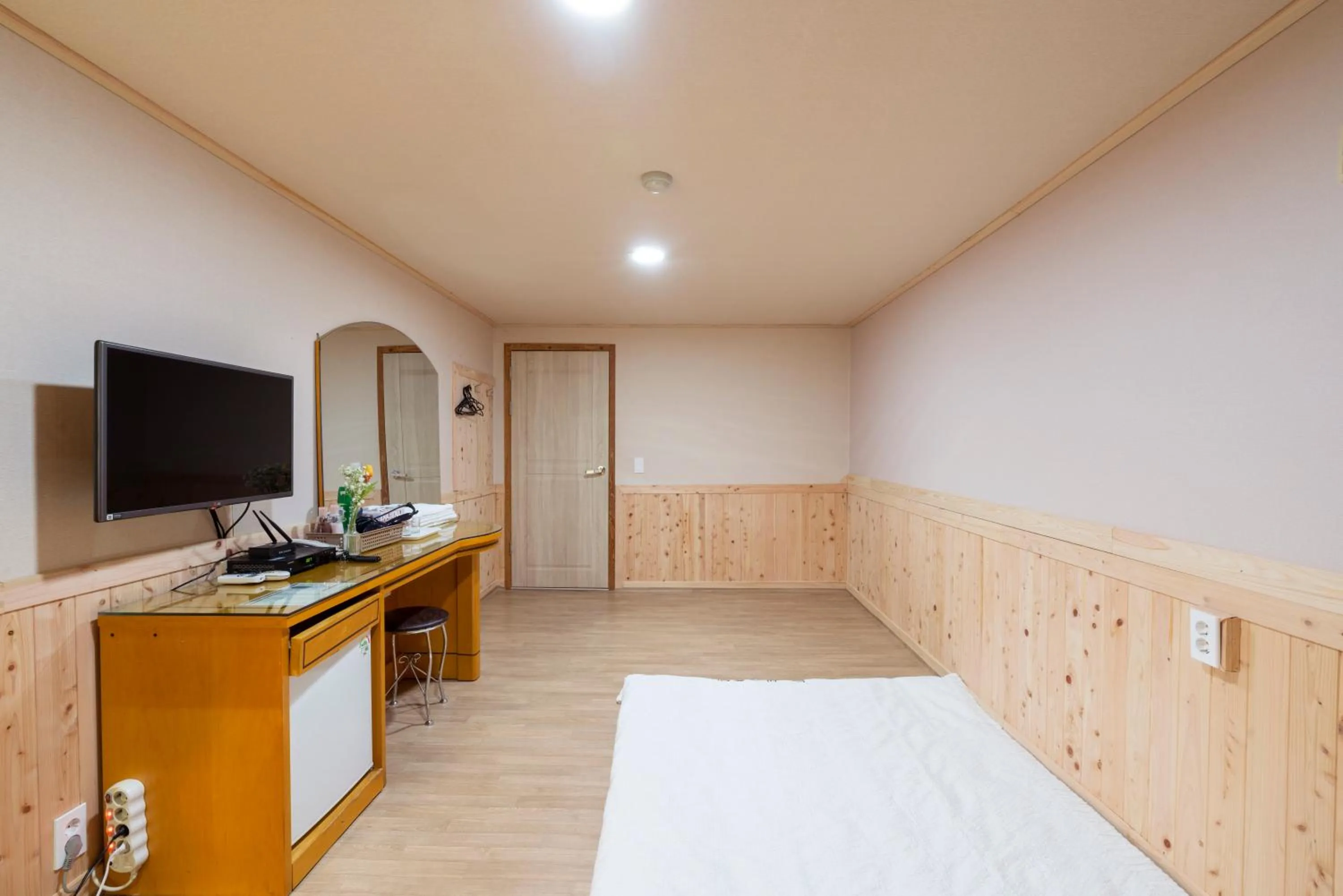 Bed in New Jeju Hotel