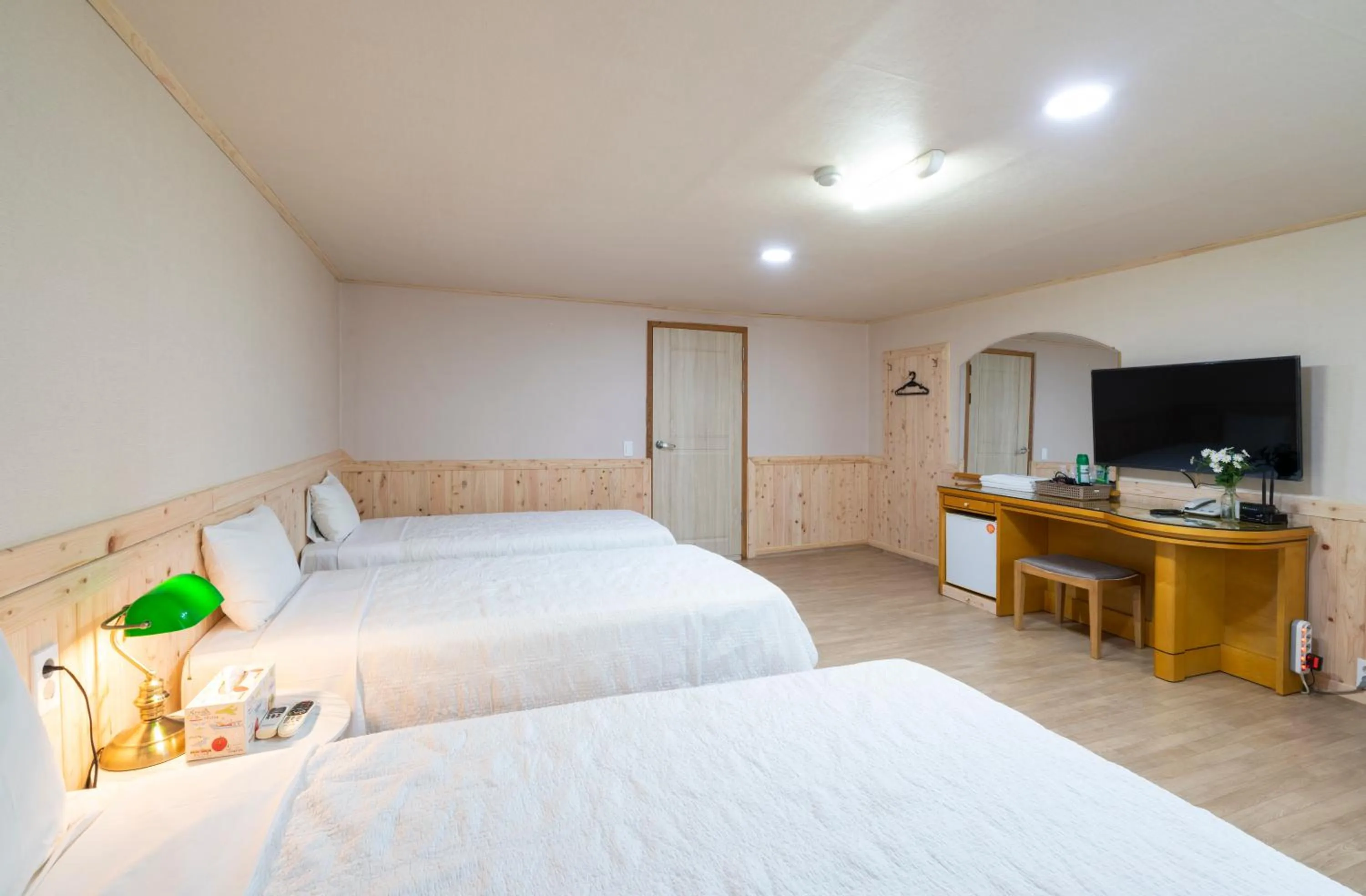 Bed in New Jeju Hotel