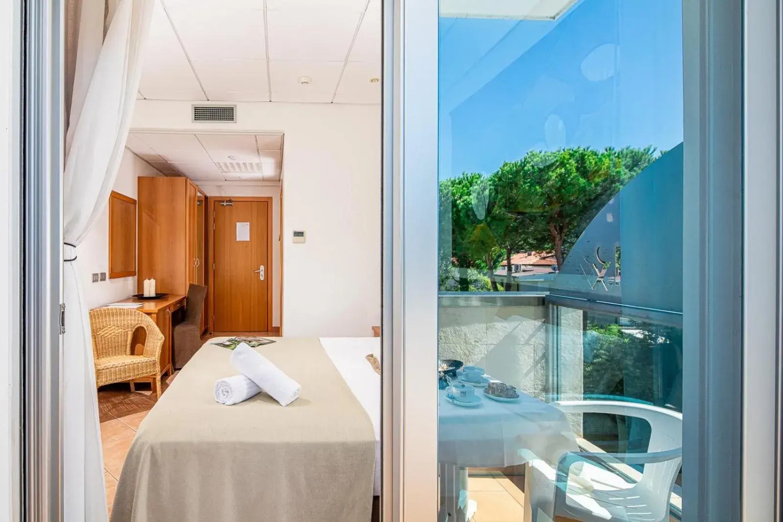 Bed in Hotel Rex Bed in Hotel Rex